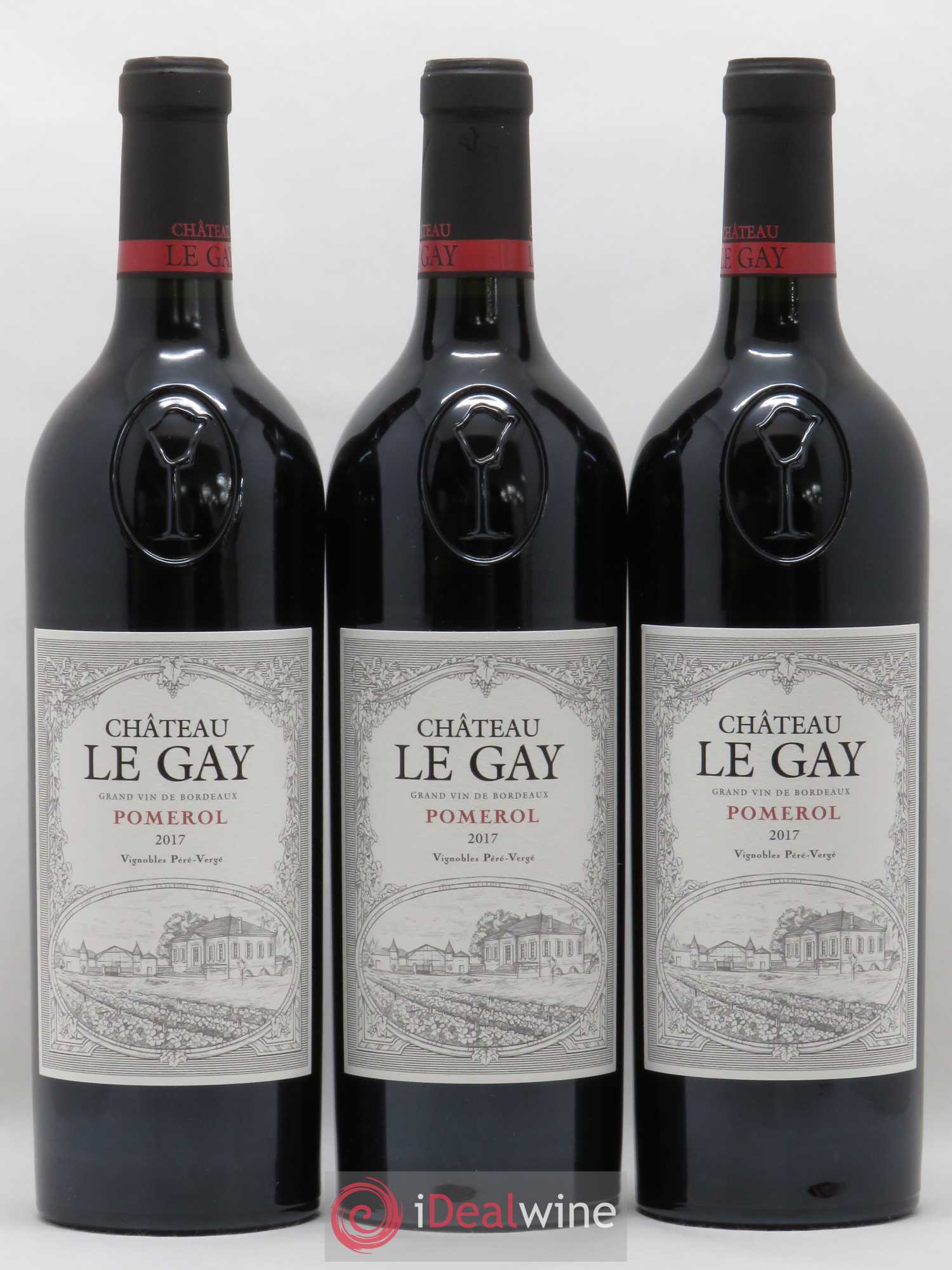 Château Le Gay (sans prix de réserve) 2017 - Lot de 3 bouteilles - 0