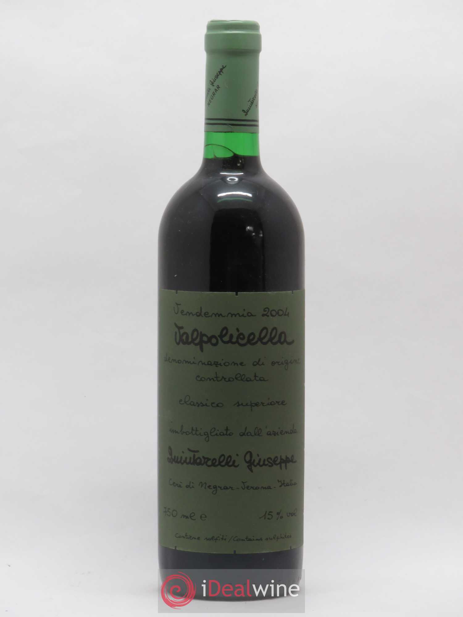 Valpolicella Classico Superiore Giuseppe Quintarelli (sans prix de réserve) 2004 - Lot de 1 bouteille - 0