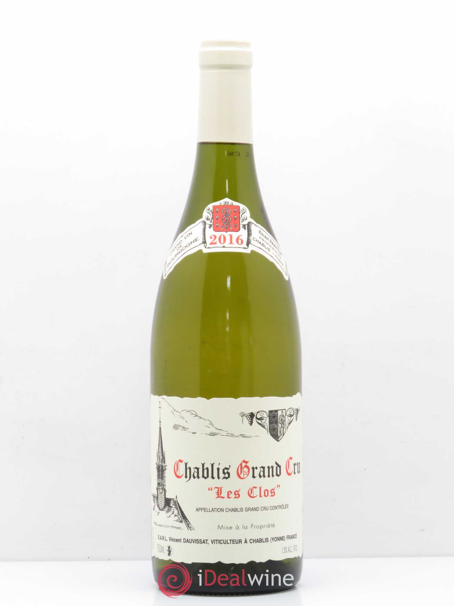 Chablis Grand Cru Les Clos Vincent Dauvissat (Domaine) (sans prix de réserve) 2016 - Lot de 1 bouteille - 0