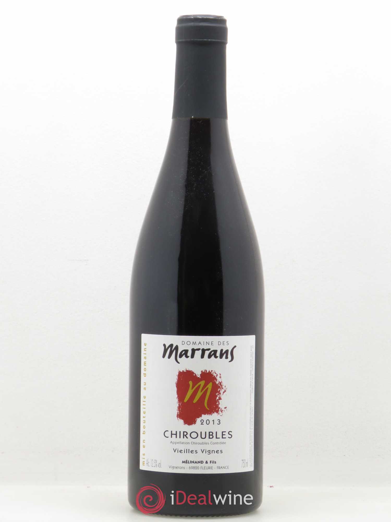 Chiroubles Domaine des Marrans (sans prix de réserve) 2013 - Posten von 1 Flasche - 0