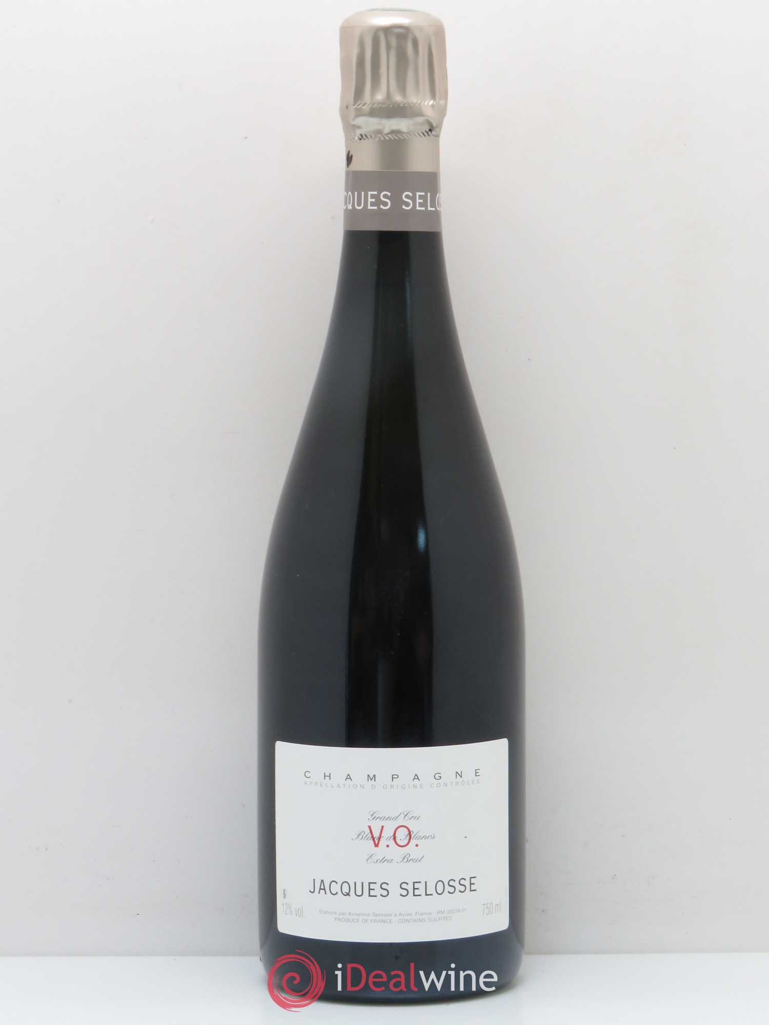 Version Originale Jacques Selosse Grand Cru Blanc de Blancs Extra Brut (sans prix de réserve) - Posten von 1 Flasche - 0