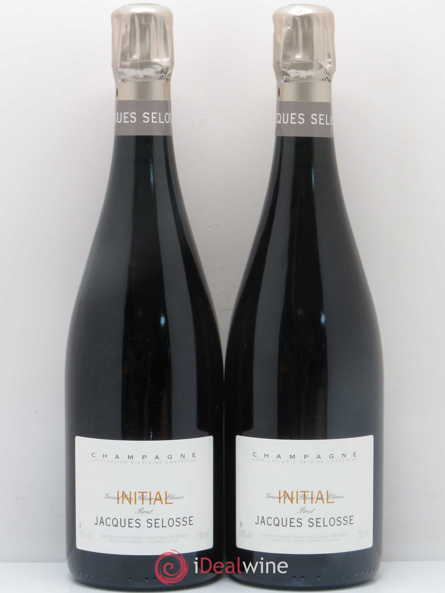 Initial Brut Jacques Selosse (sans prix de réserve) - Lot de 2 bouteilles - 0