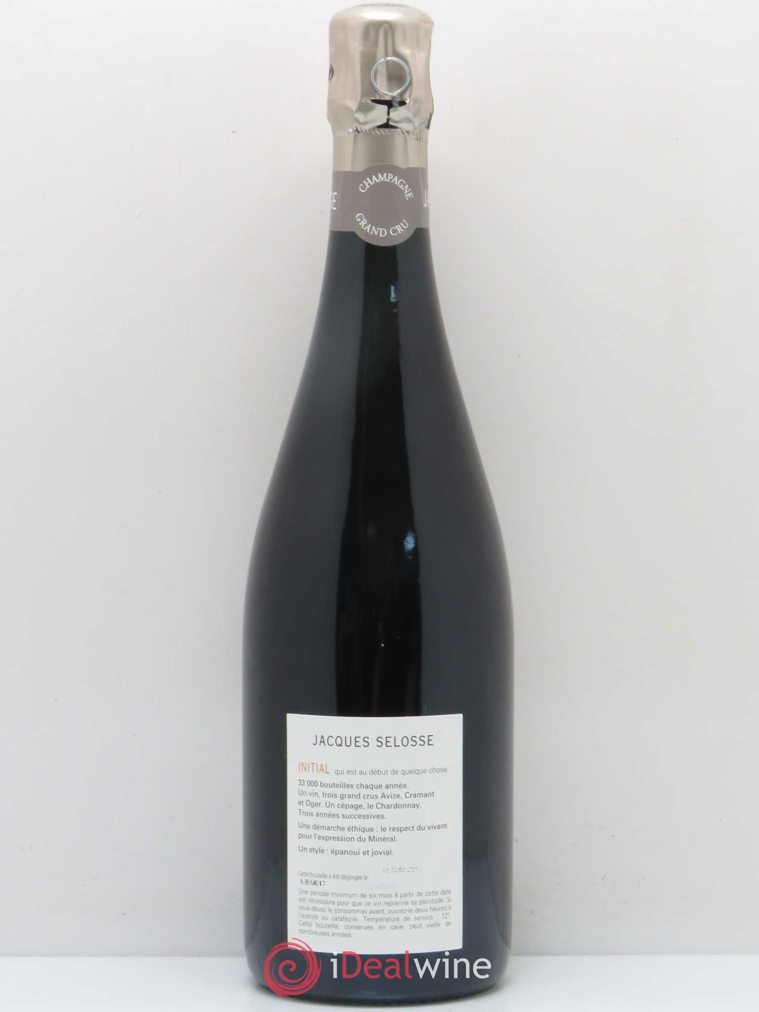 Initial Brut Jacques Selosse (sans prix de réserve) - Lot de 1 bouteille - 1