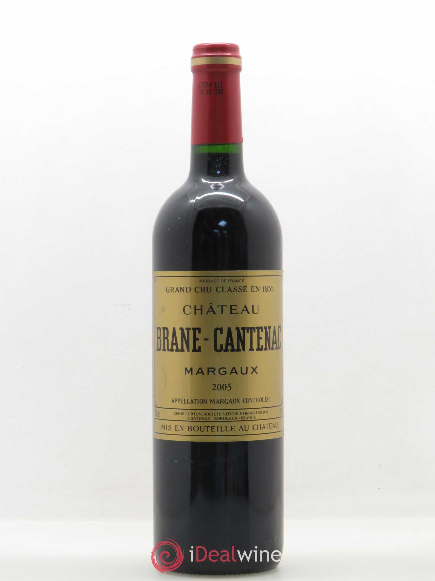 Château Brane Cantenac 2ème Grand Cru Classé (sans prix de réserve) 2005 - Lot de 1 bouteille - 0