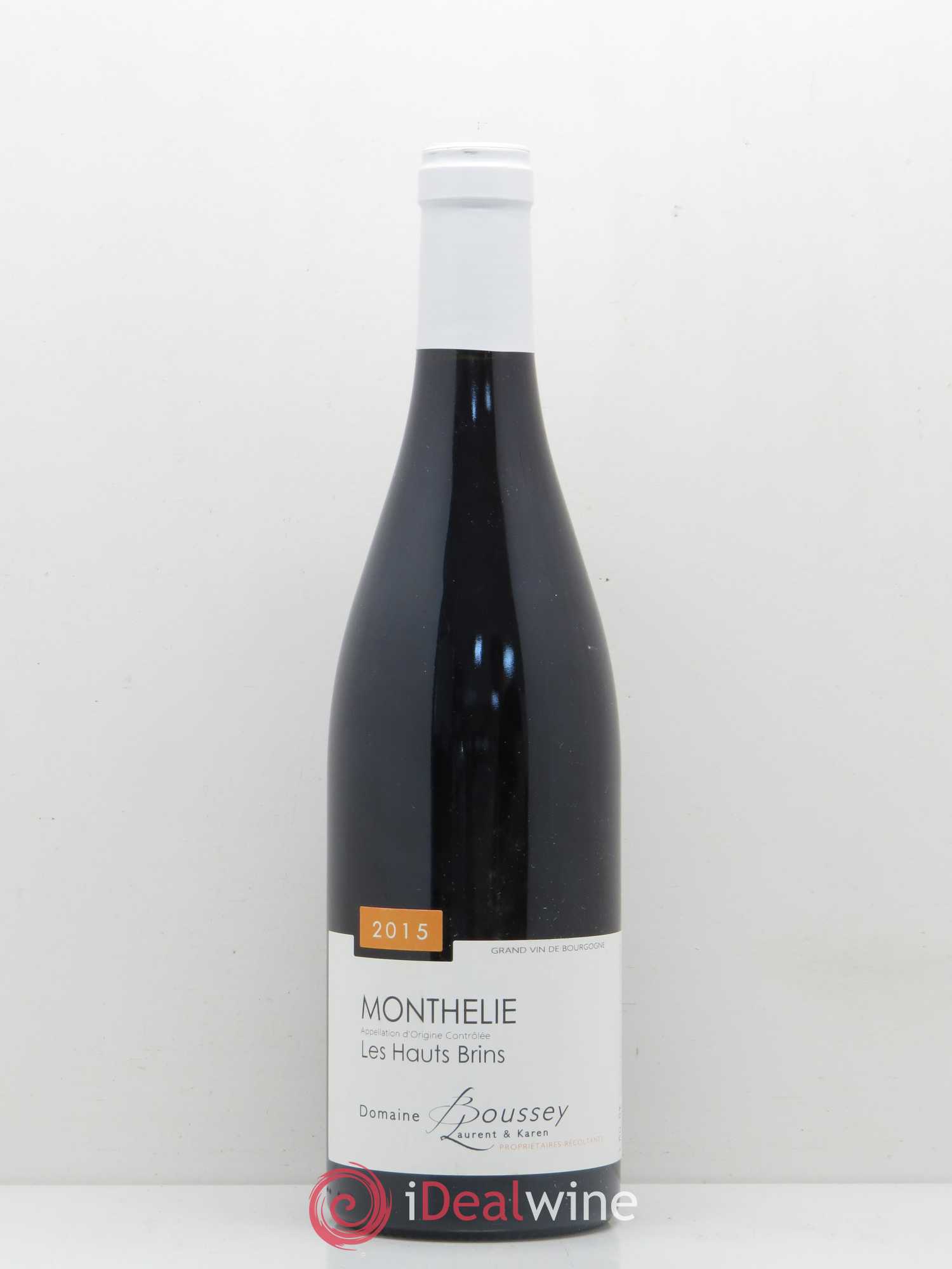 Monthélie Les Hauts Brins Domaine Laurent Boussey (sans prix de réserve) 2015 - Posten von 1 Flasche - 0