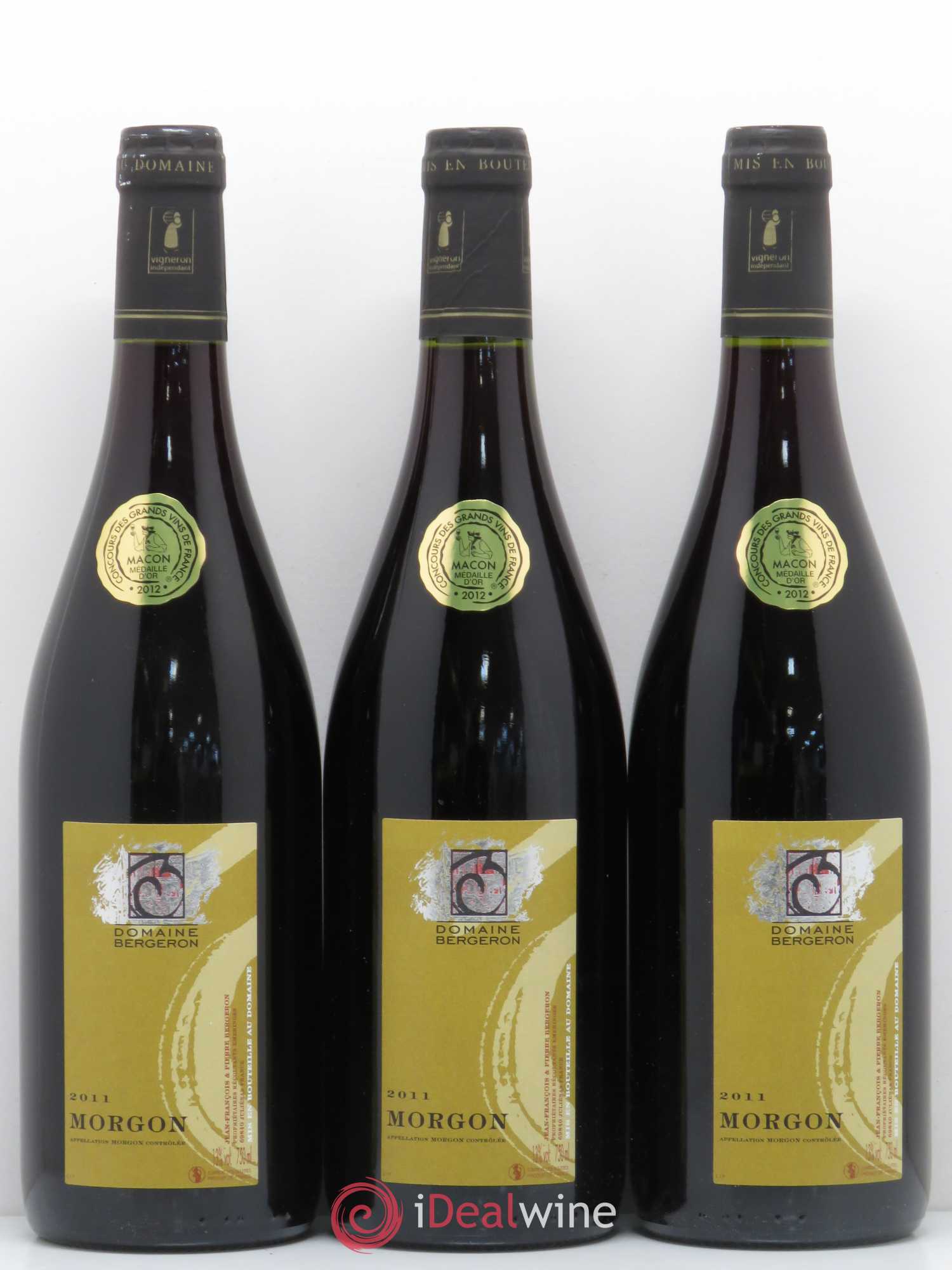 Morgon Bergeron (sans prix de réserve) 2011 - Posten von 3 Flaschen - 0