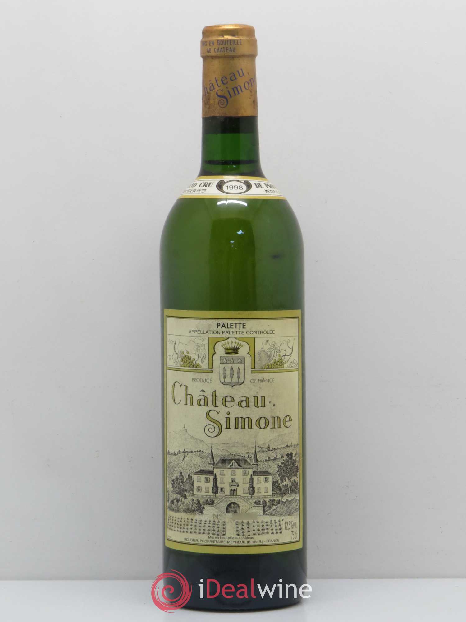 Palette Château Simone Famille Rougier (sans prix de réserve) 1998 - Lot de 1 bouteille - 0