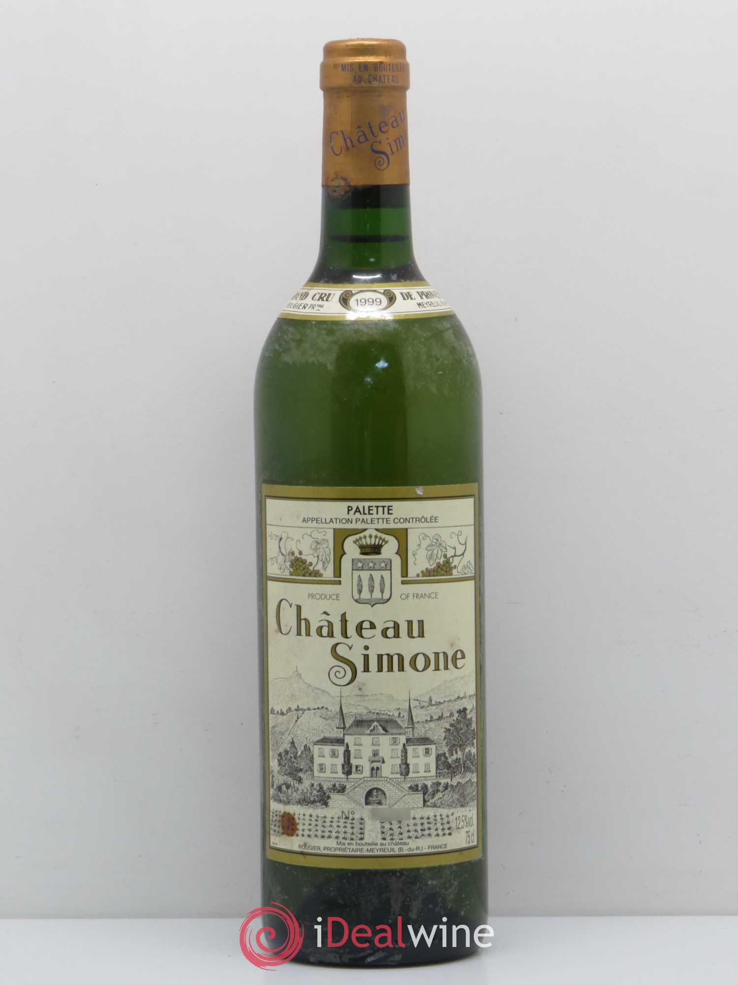 Palette Château Simone Famille Rougier (sans prix de réserve) 1999 - Lot de 1 bouteille - 0