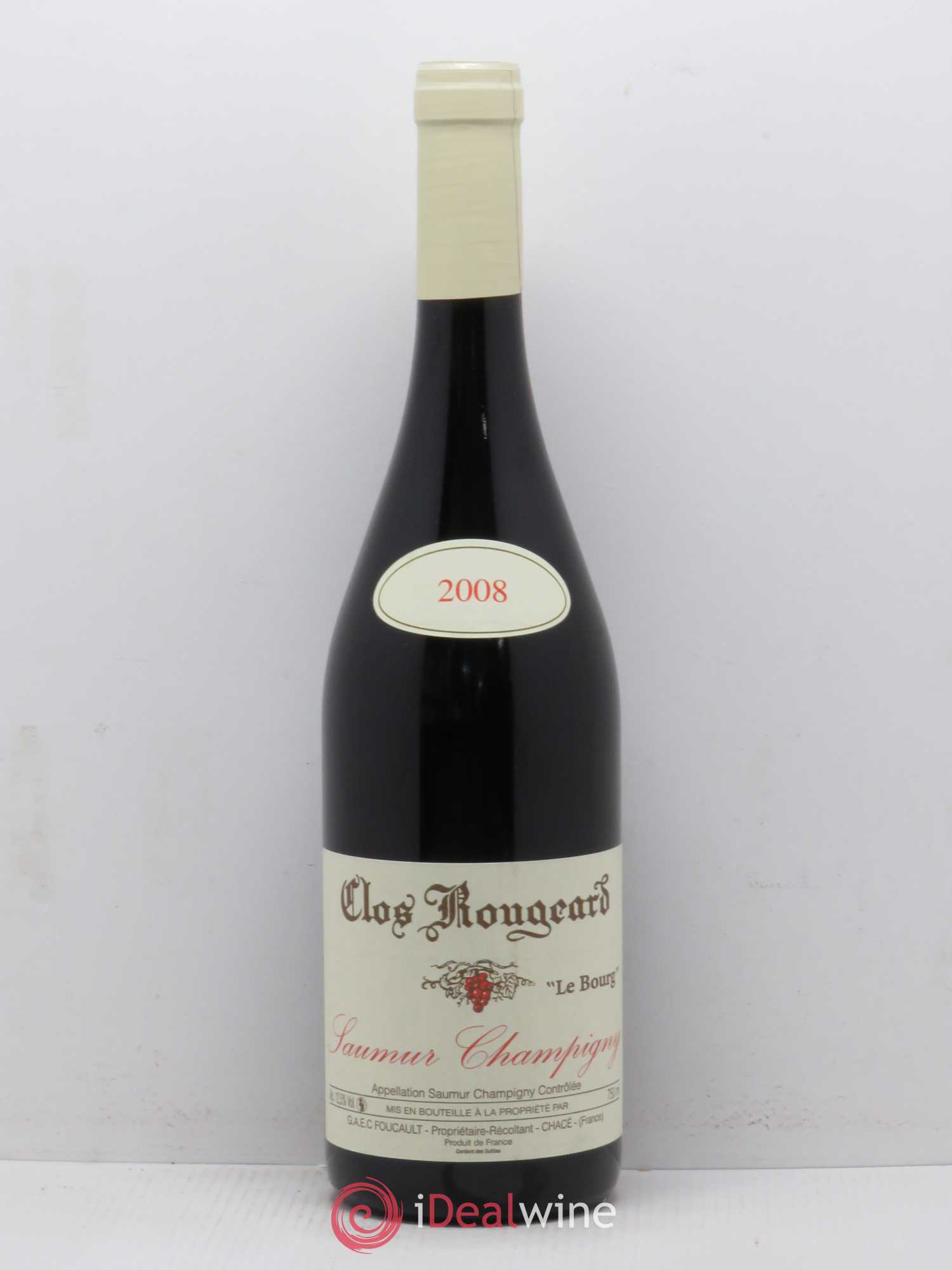 Saumur-Champigny Le Bourg Clos Rougeard (sans prix de réserve) 2008 - Lot de 1 bouteille - 0