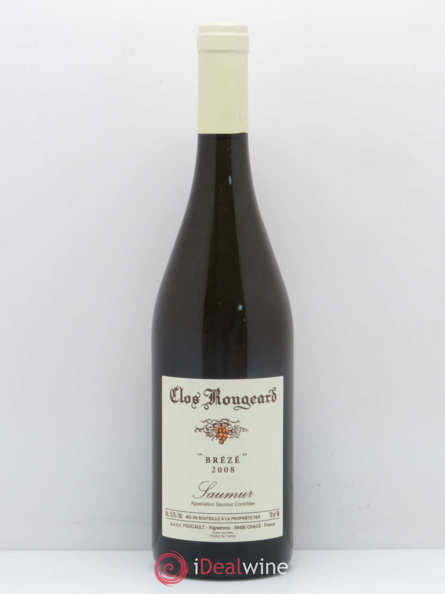 Saumur Brézé Clos Rougeard (sans prix de réserve) 2008 - Lot de 1 bouteille - 0
