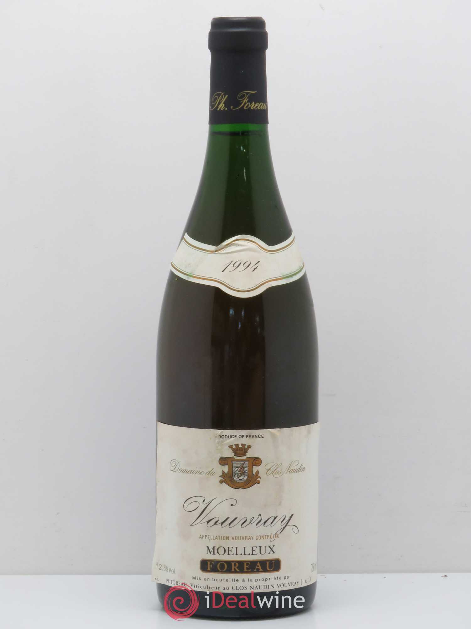 Vouvray Moelleux Clos Naudin - Philippe Foreau (senza prezzo di riserva) 1994 - Lotto di 1 bottiglia - 0