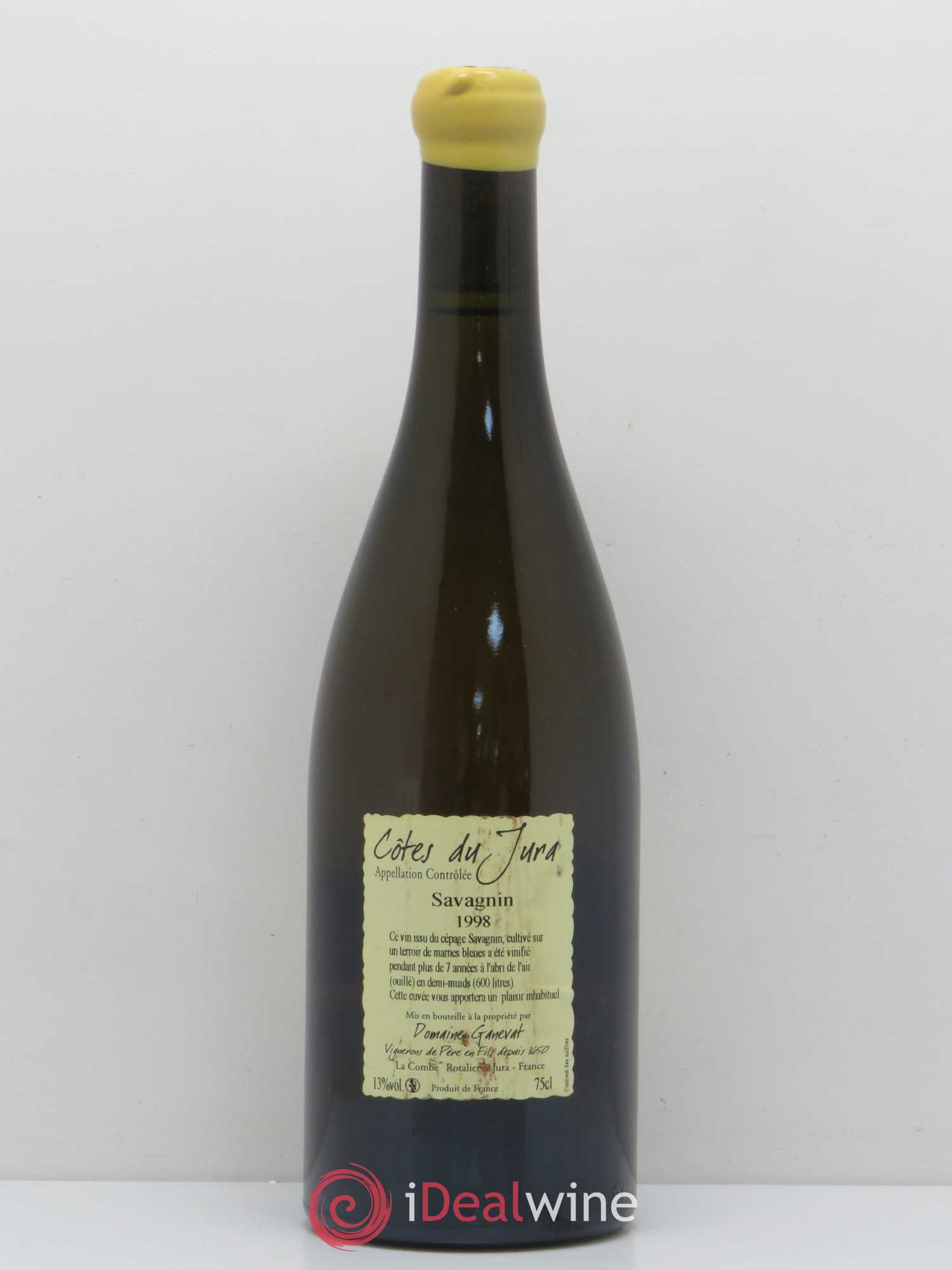 Côtes du Jura Les Vignes de mon Père Jean-François Ganevat (Domaine) (sans prix de réserve) 1998 - Lot de 1 bouteille - 1