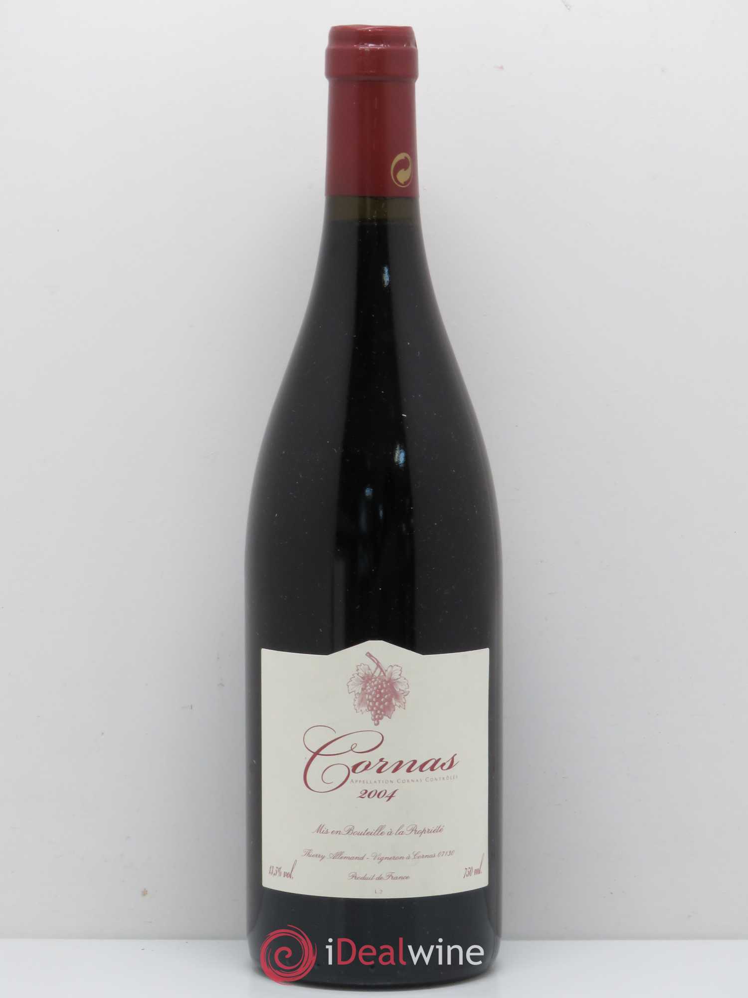 Cornas Thierry Allemand (sans prix de réserve) 2004 - Lot de 1 bouteille - 0