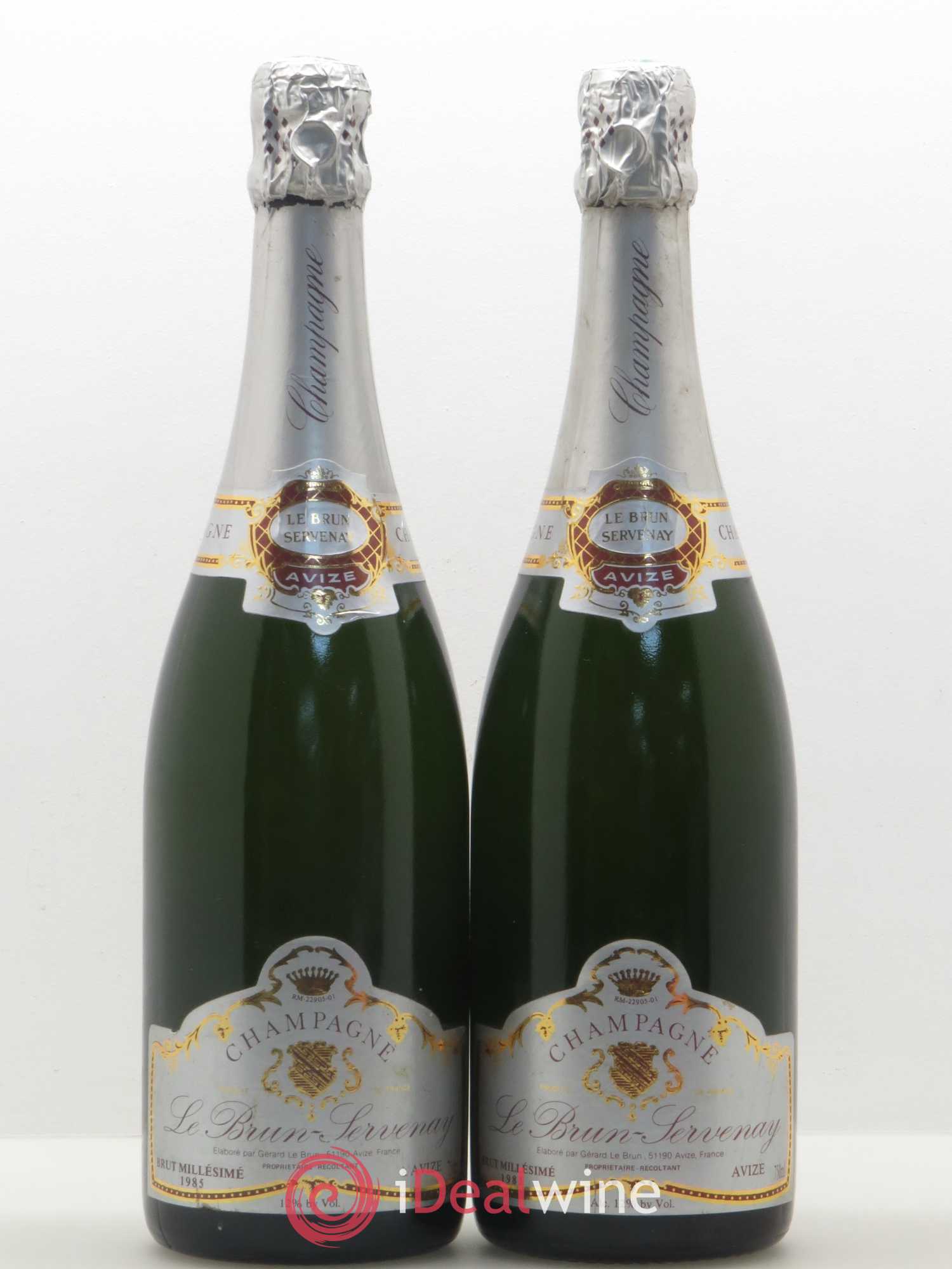 Champagne Le Brun Servenay (sans prix de réserve) 1985 - Posten von 2 Flaschen - 0