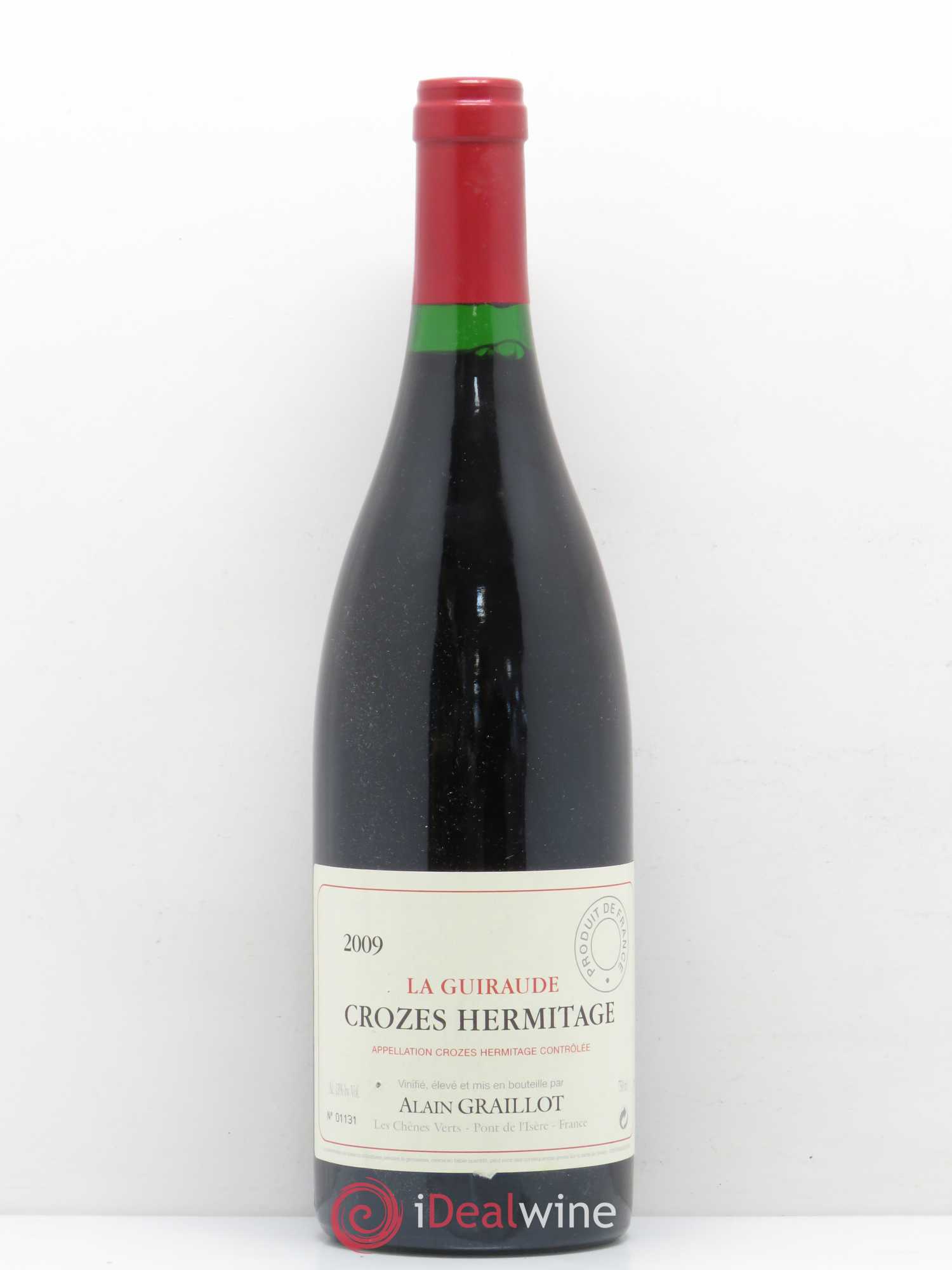 Crozes-Hermitage La Guiraude Domaine Graillot (sans prix de réserve) 2009 - Lot de 1 bouteille - 0