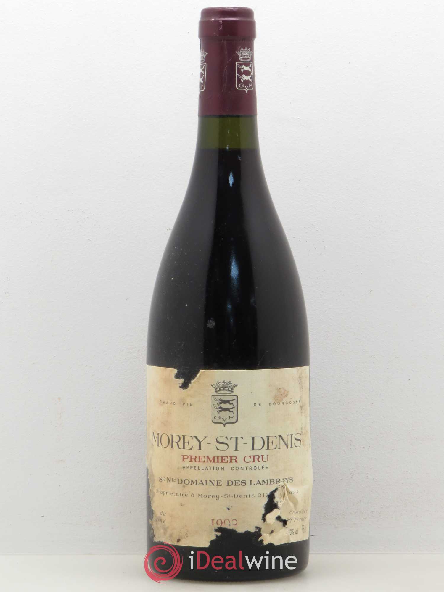 Morey-Saint-Denis 1er Cru Domaine des Lambrays (sans prix de réserve) 1990 - Posten von 1 Flasche - 0