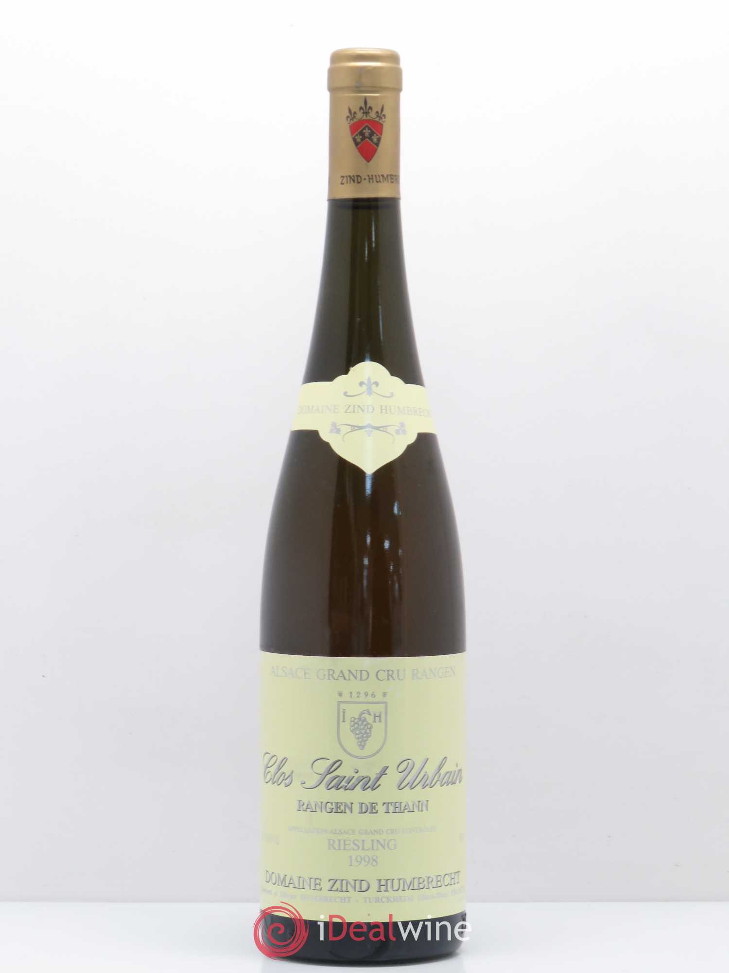 Alsace Riesling Grand Cru Rangen de Thann Clos Saint Urbain Zind-Humbrecht (Domaine) (sans prix de réserve) 1998 - Lot de 1 bouteille - 0