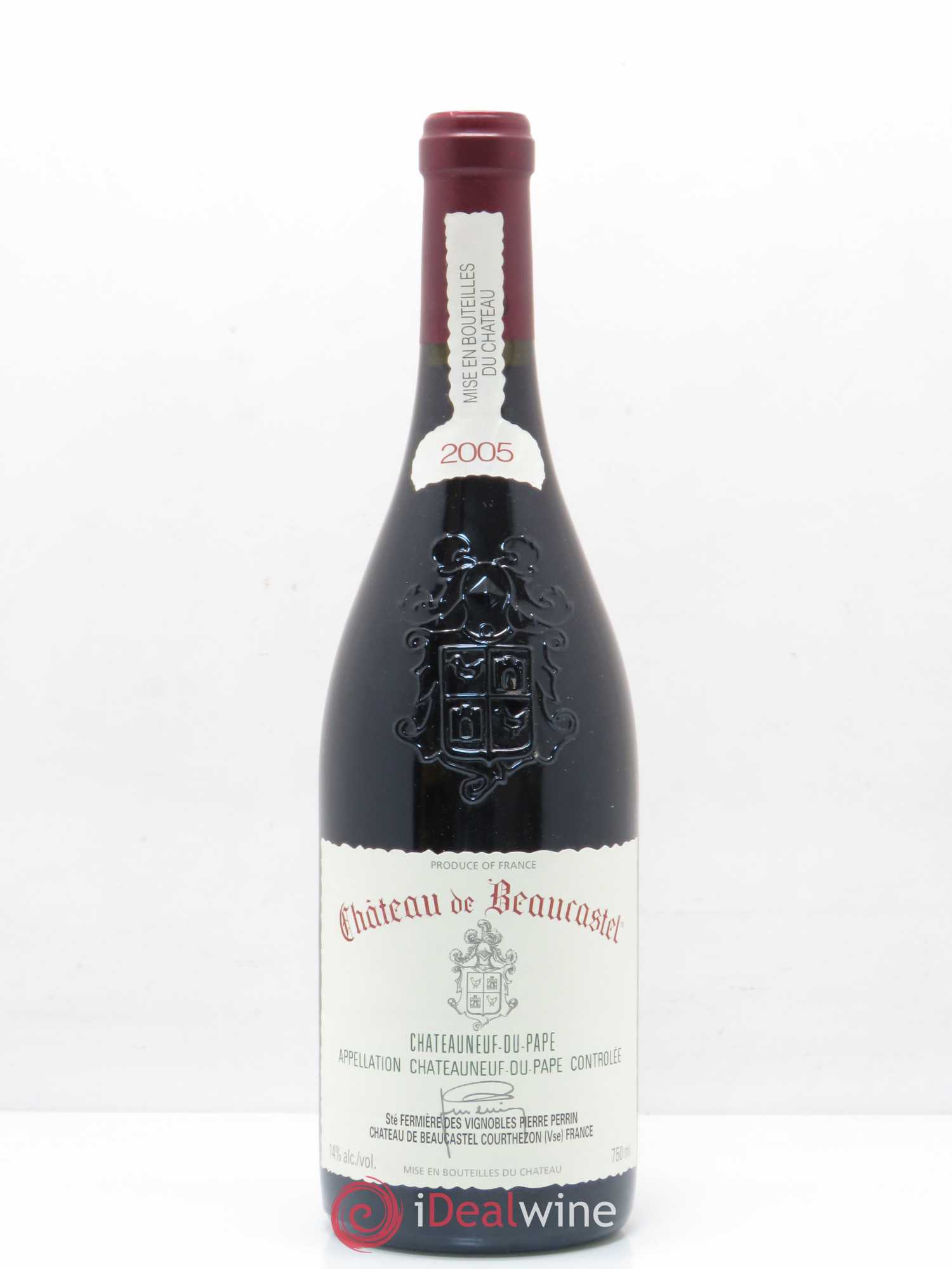Châteauneuf-du-Pape Château de Beaucastel Pierre Perrin (sans prix de réserve) 2005 - Posten von 1 Flasche - 0
