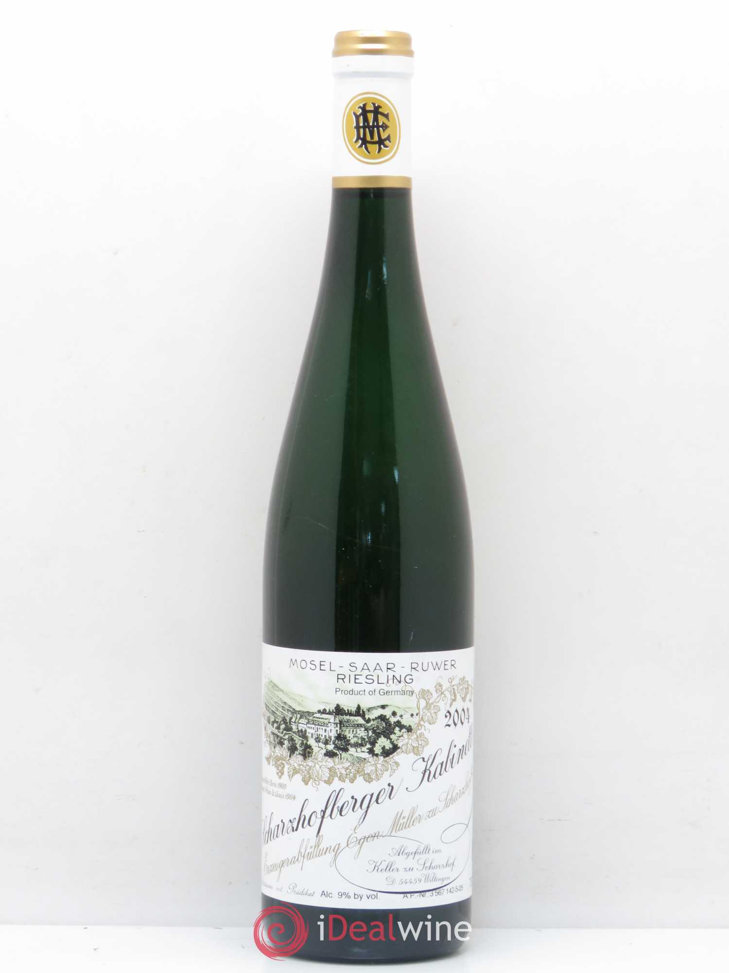 Riesling Scharzhofberger Kabinett Egon Muller (sans prix de réserve) 2004 - Lot de 1 bouteille - 0
