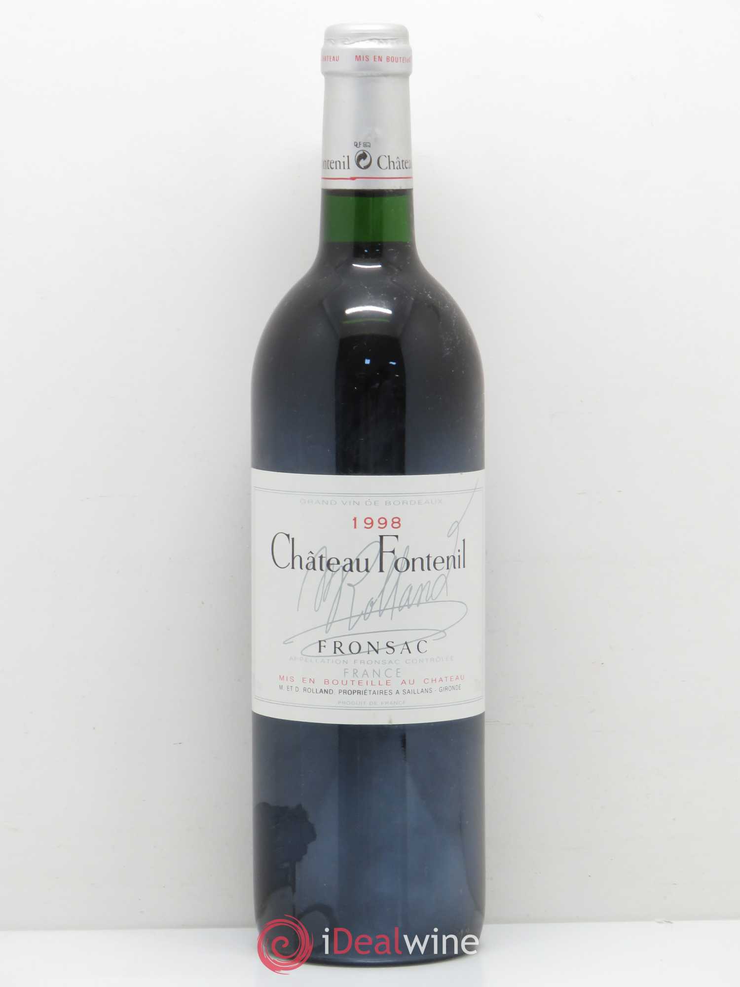Château Fontenil (sans prix de réserve) 1998 - Lot de 1 bouteille - 0