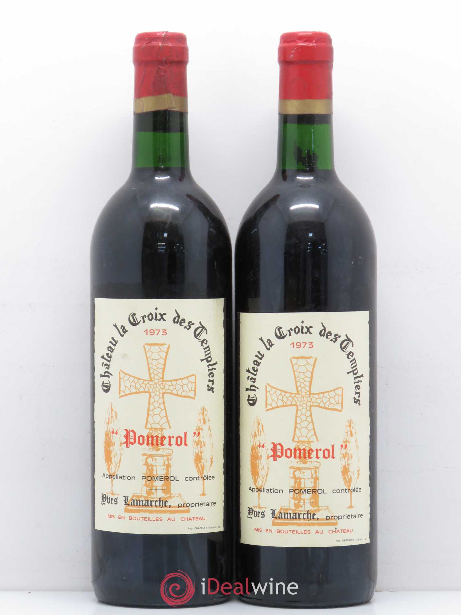Pomerol La Croix des Templiers (sans prix de réserve) 1973 - Posten von 2 Flaschen - 0