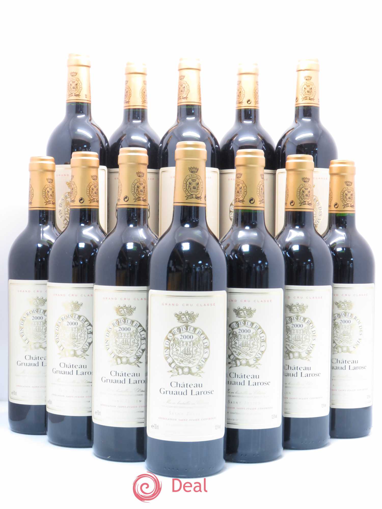 Château Gruaud Larose 2ème Grand Cru Classé 2000 - Lot de 12 bouteilles - 0