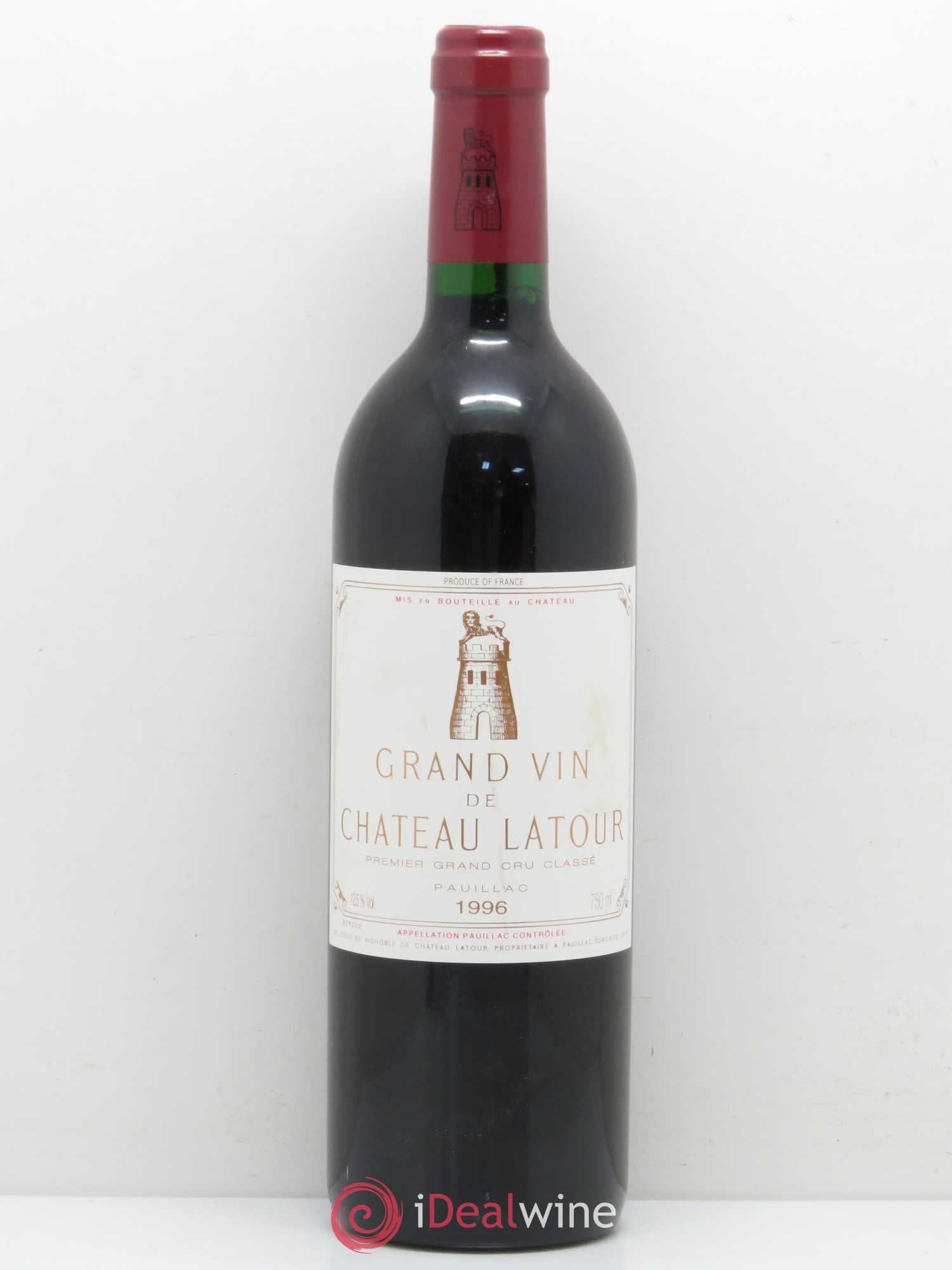 Château Latour 1er Grand Cru Classé 1996 - Lot de 1 bouteille - 0