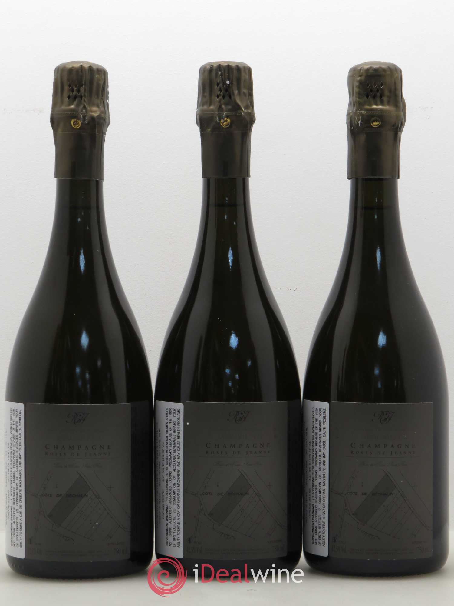 Roses de Jeanne Côte de Béchalin Blanc de Noirs Cédric Bouchard (sans prix de réserve) - Lot de 6 bouteilles - 4