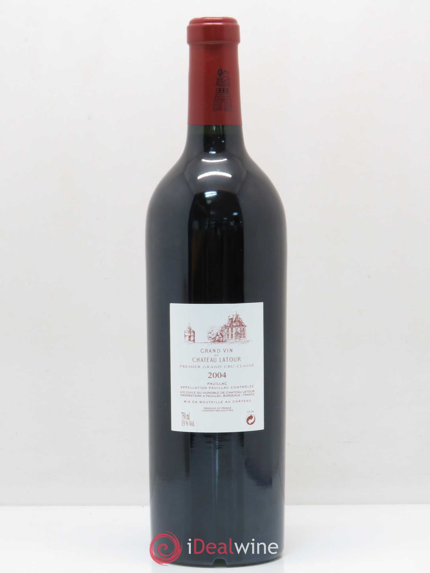 Château Latour 1er Grand Cru Classé  (senza prezzo di riserva) 2004 - Lotto di 1 bottiglia - 1