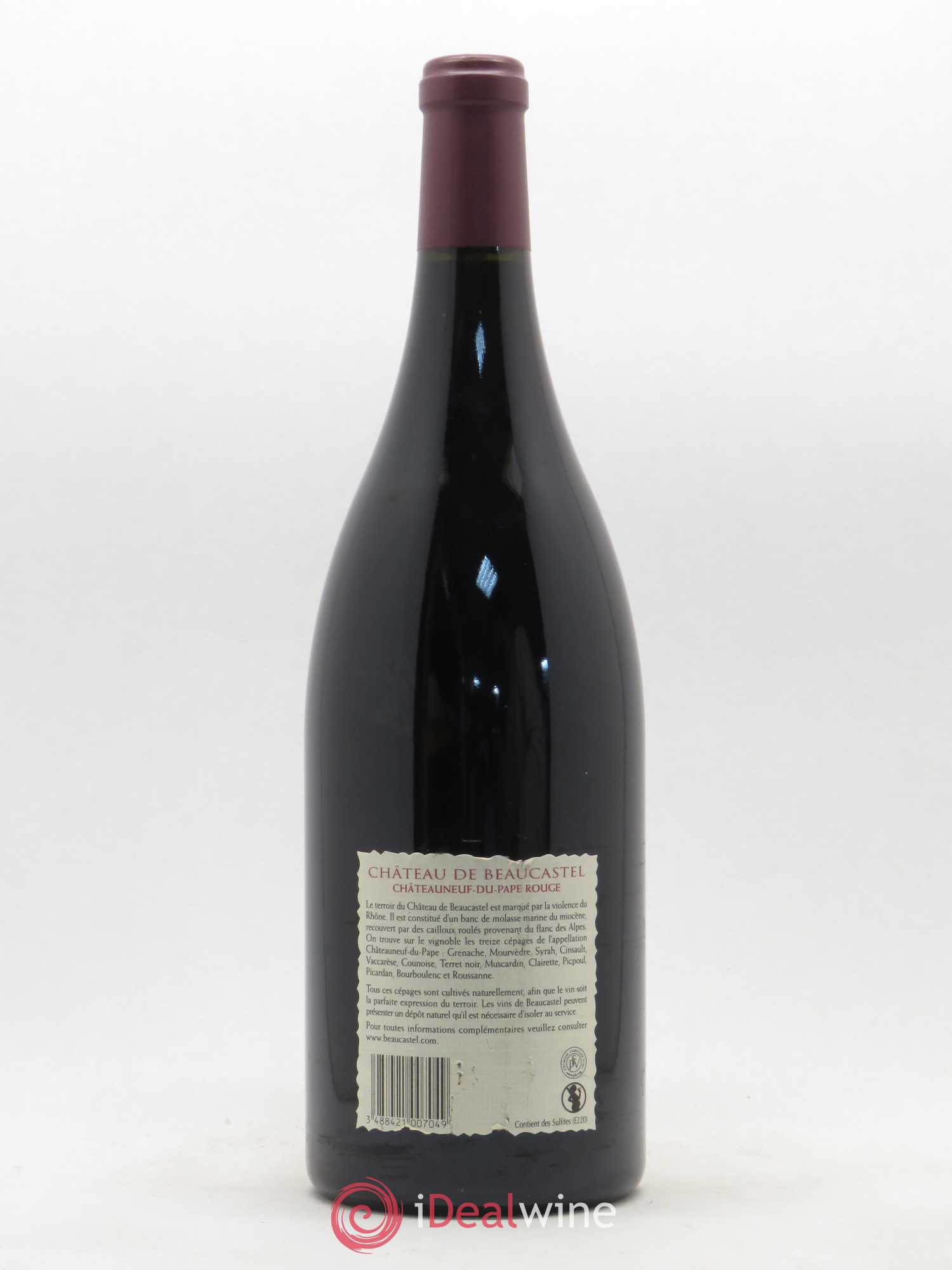 Châteauneuf-du-Pape Château de Beaucastel Famille Perrin  (sans prix de réserve) 2007 - Lot de 1 magnum - 1