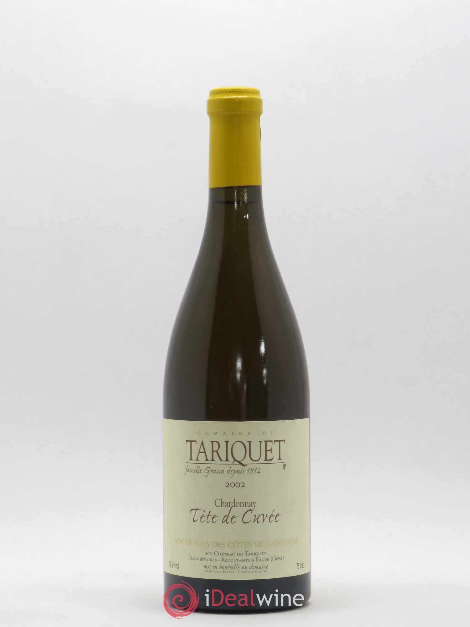 Côtes de Gascogne (VDP des Côtes de Gascogne) Chardonnay Tête de Cuvée Domaine Tariquet (sans prix de réserve) 2002 - Posten von 1 Flasche - 0