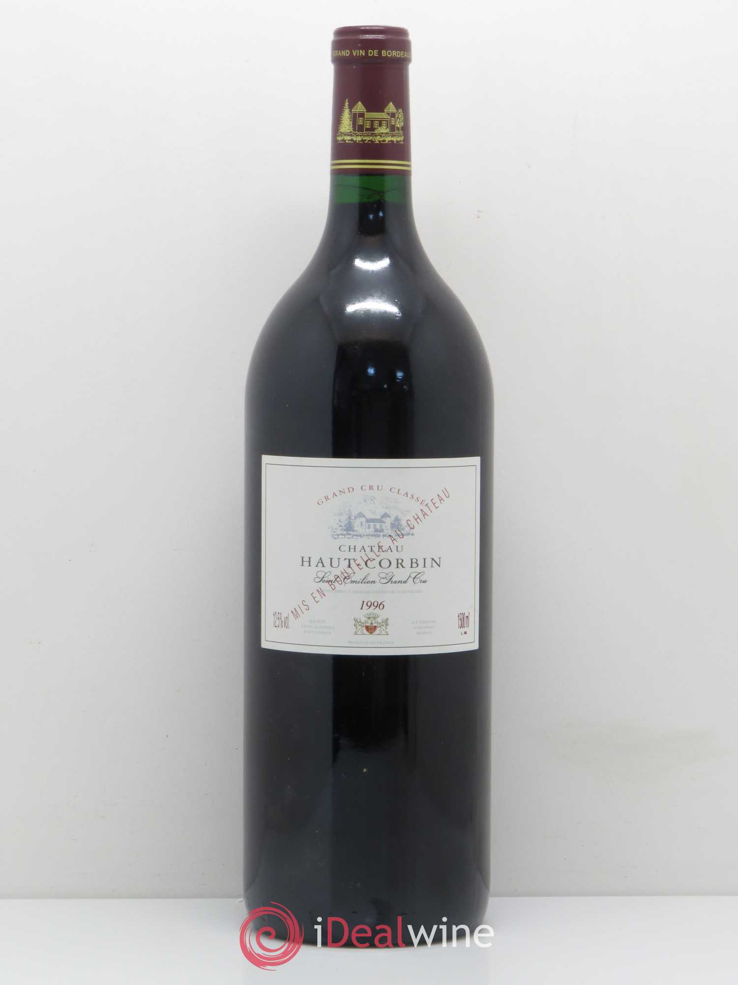 Château Haut Corbin Grand Cru (sans prix de réserve) 1996 - Lot de 1 magnum - 0