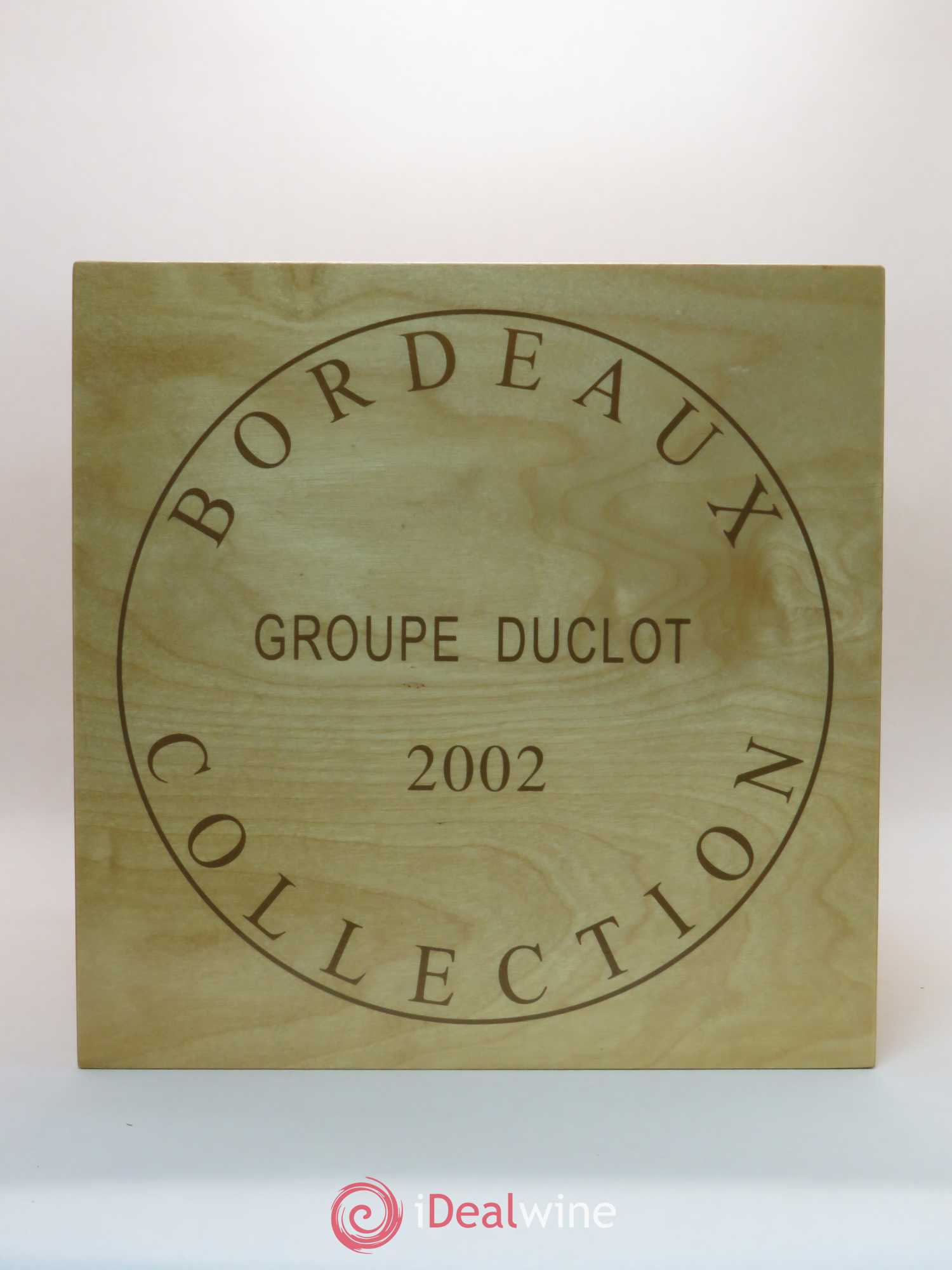 Caisse Duclot Prestige (Cheval Blanc - Ausone - Latour - Petrus - Haut Brion - La Mission Haut Brion - Margaux - Lafite Rothschild - Mouton Rothschild) 2002 - Posten von 1 Flasche - 1