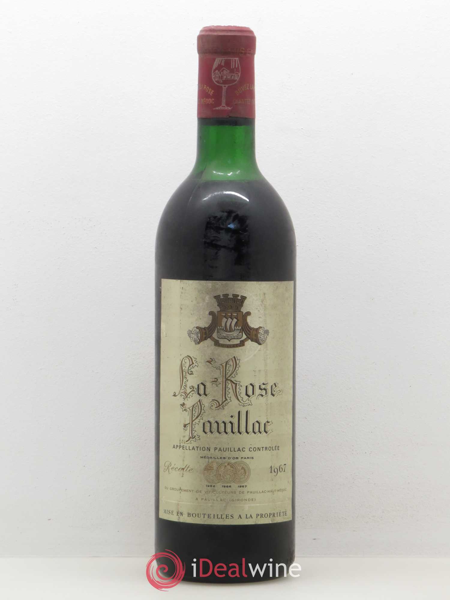 La Rose Pauillac (sans prix de réserve) 1967 - Lot de 1 bouteille - 0