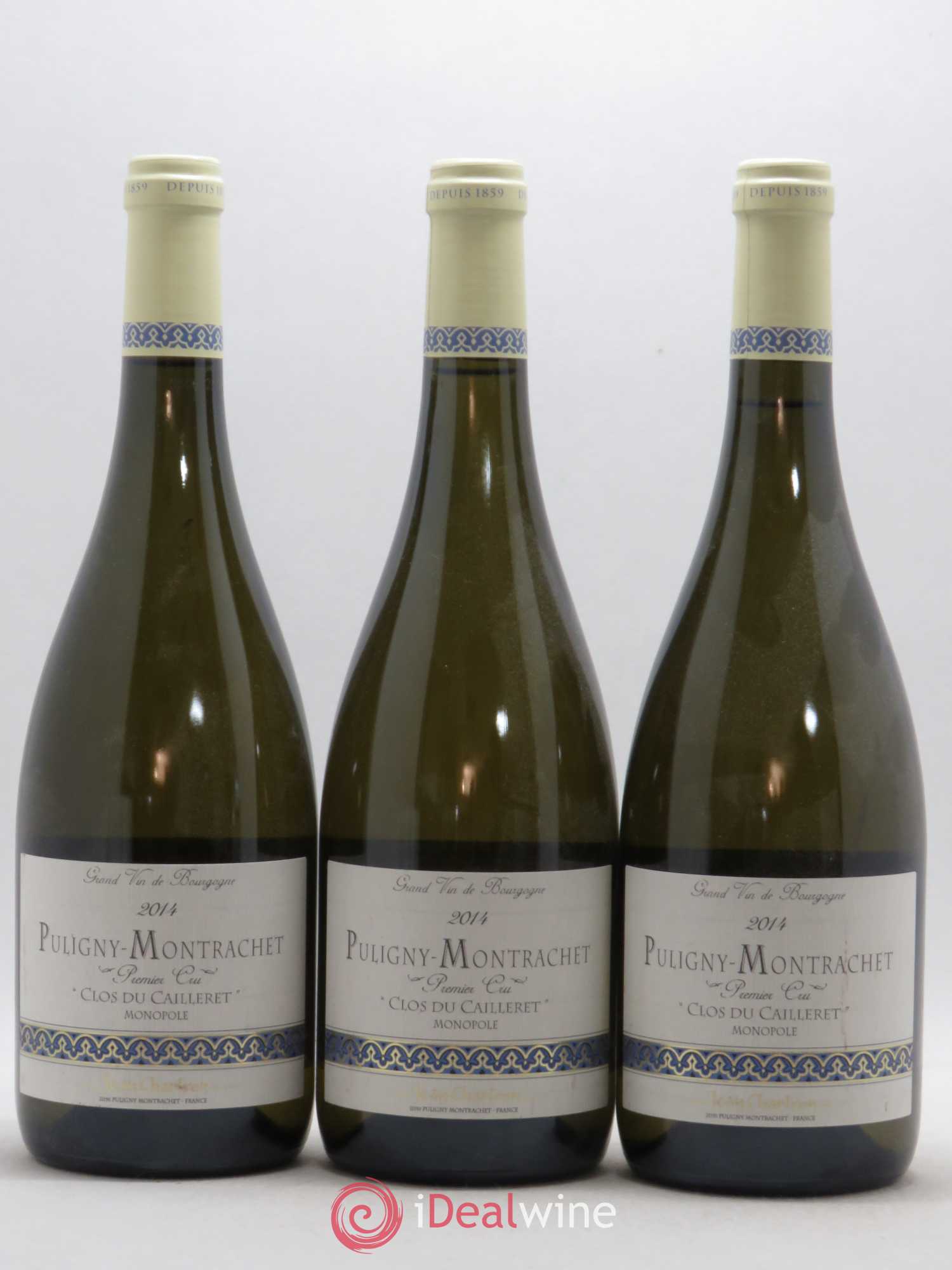 Puligny-Montrachet 1er Cru Clos du cailleret Jean Chartron (Domaine) (sans prix de réserve) 2014 - Lot de 3 bouteilles - 0