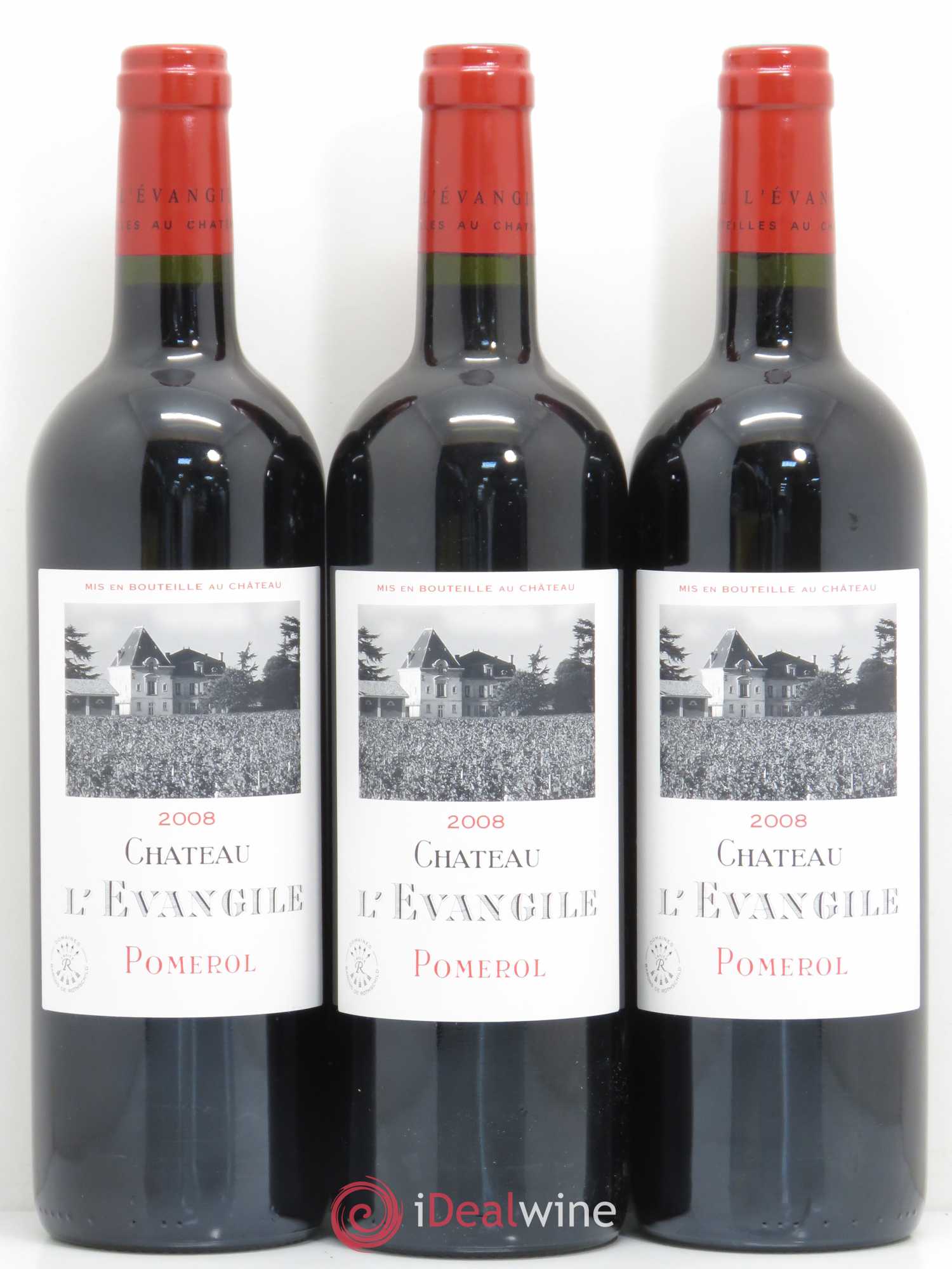 Château l' Évangile 2008 - Lot de 6 bouteilles - 1