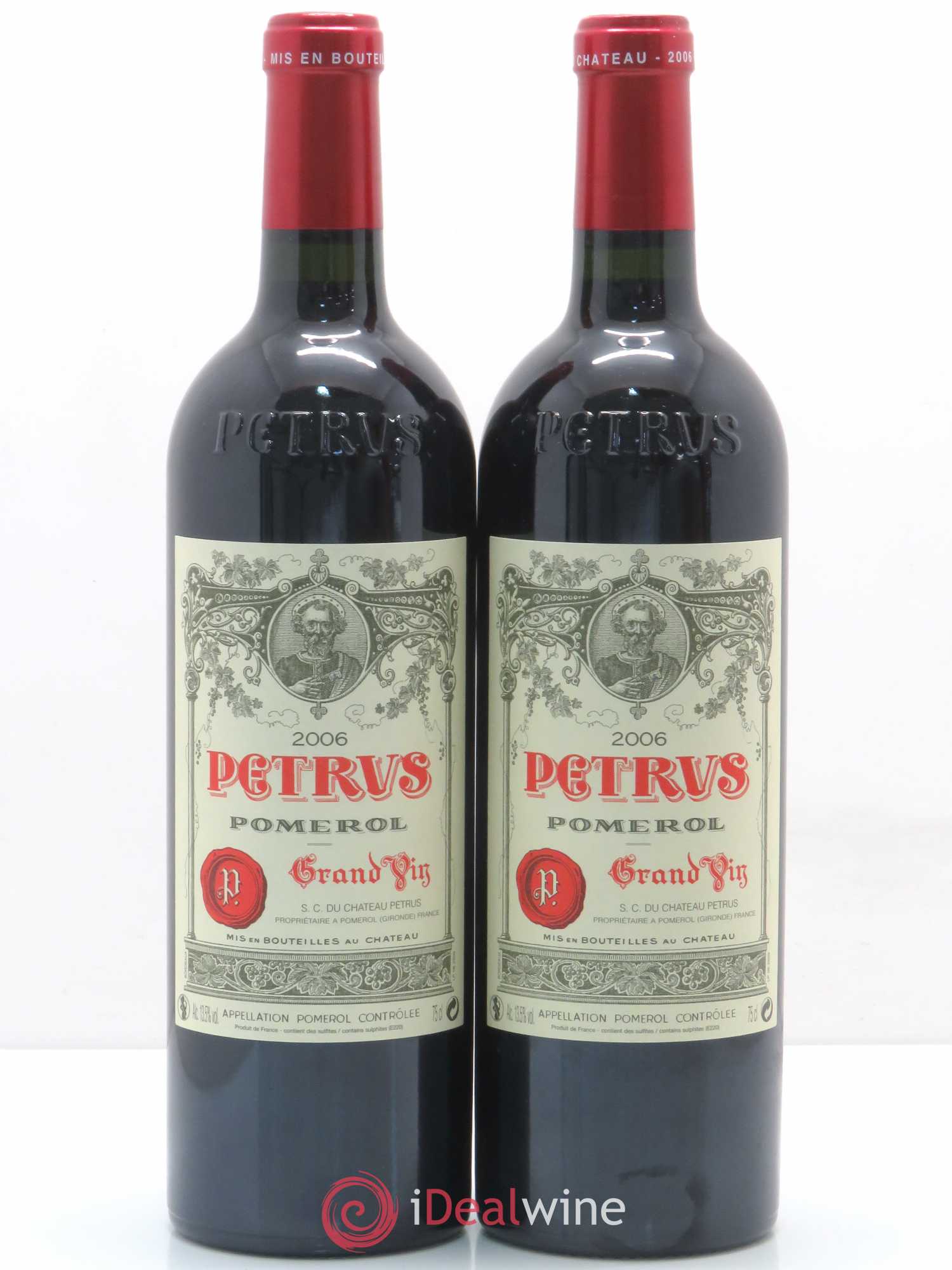 Petrus 2006 - Lot de 2 bouteilles - 0