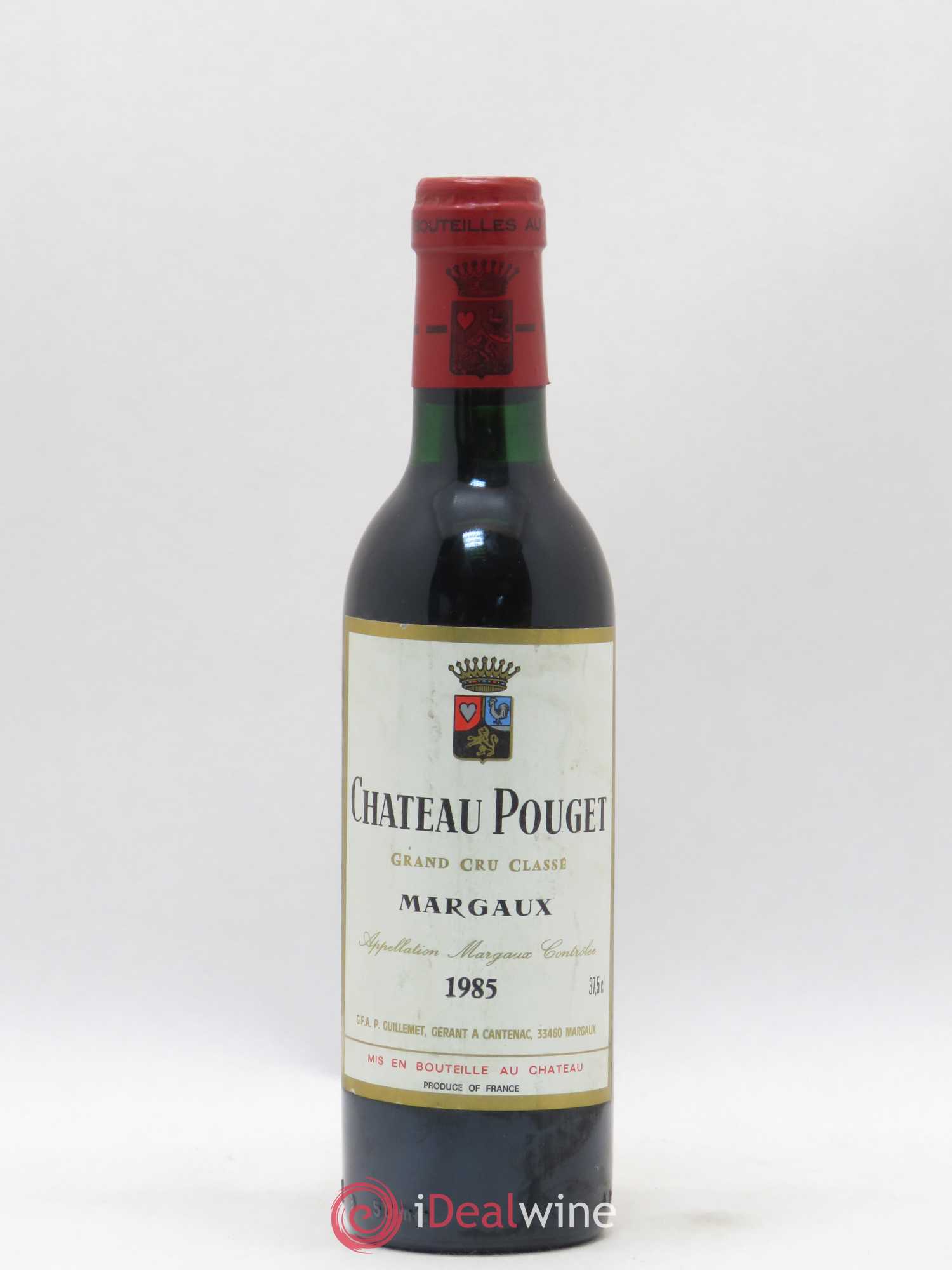 Château Pouget 4ème Grand Cru Classé (sans prix de réserve) 1985 - Lot de 1 demi bouteille - 0