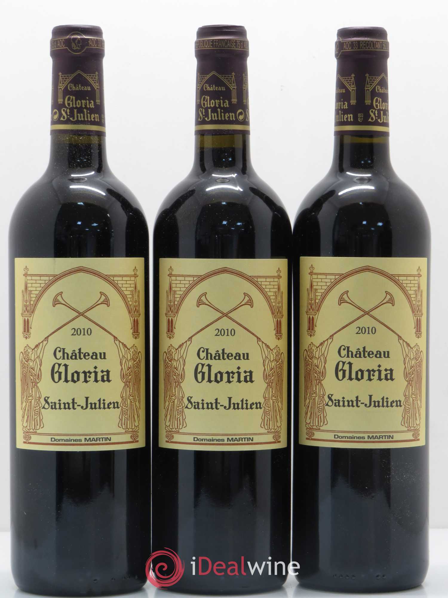 Château Gloria (sans prix de réserve) 2010 - Lot de 6 bouteilles - 2