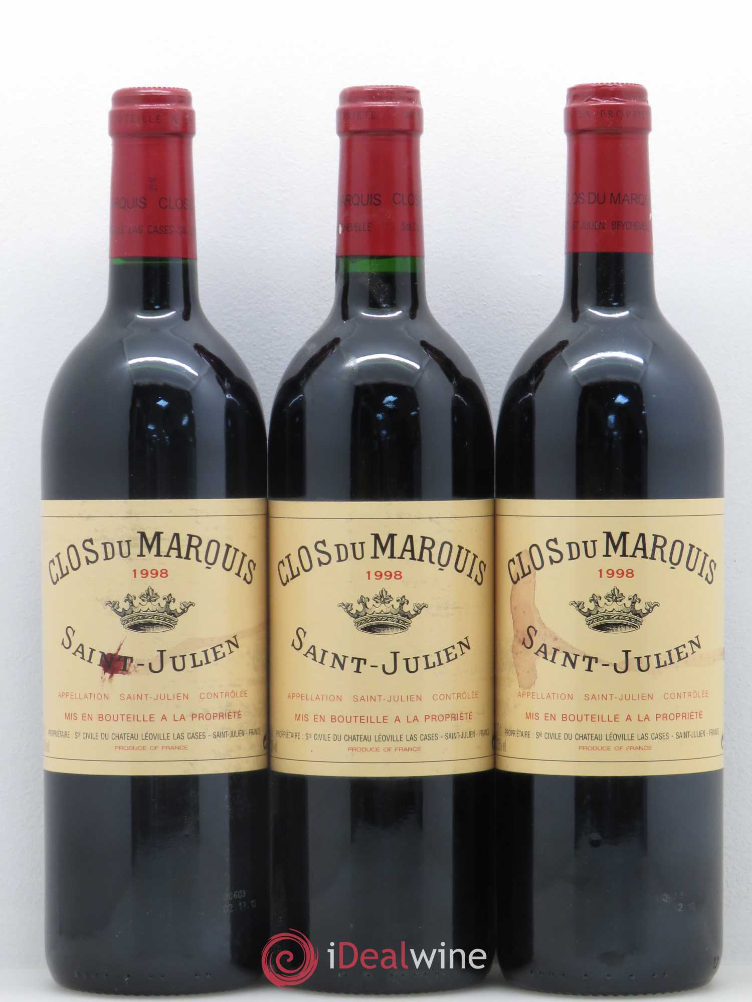 Clos du Marquis 1998 - Lot de 12 bouteilles - 3