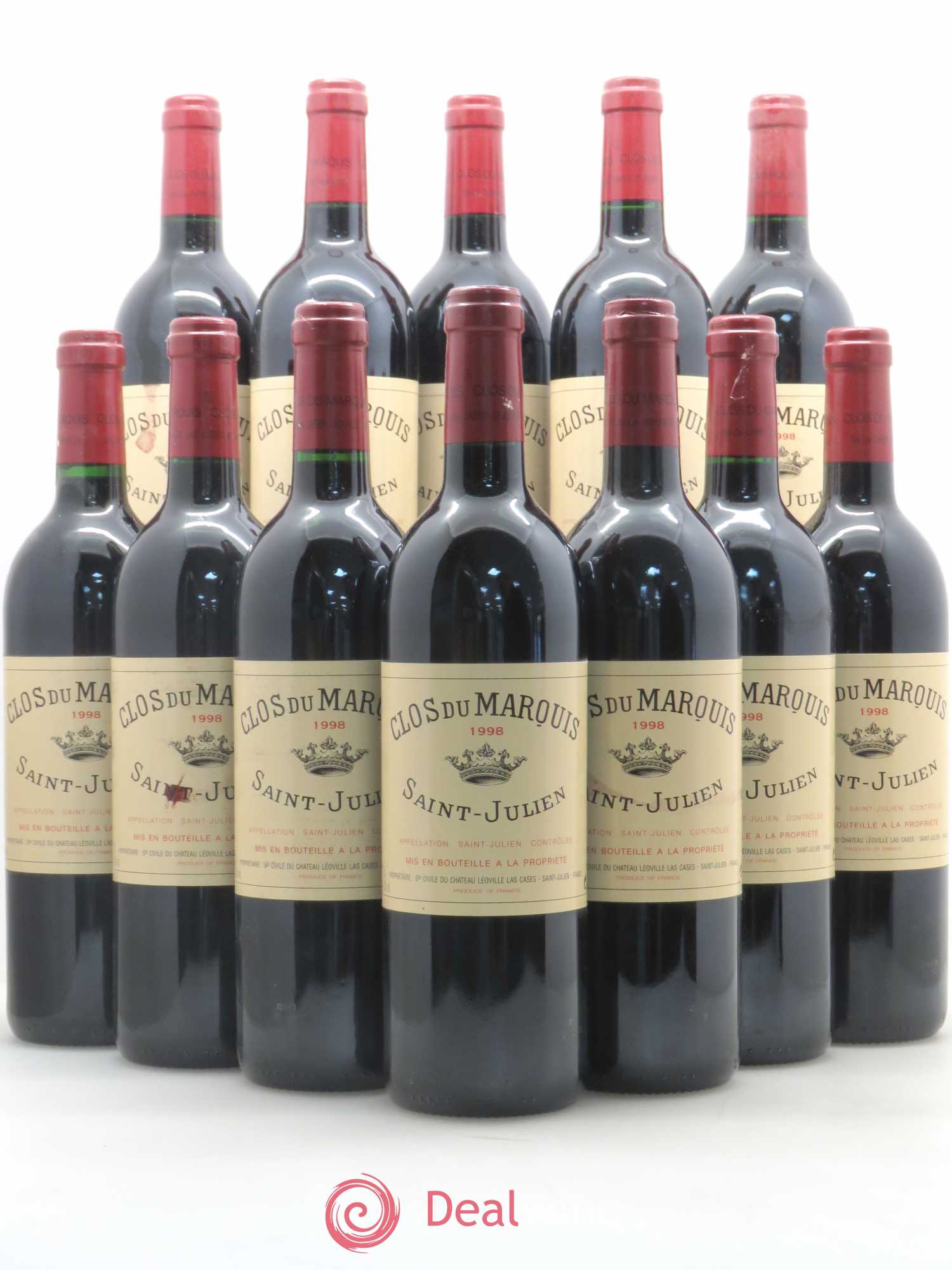 Clos du Marquis 1998 - Lot de 12 bouteilles - 0