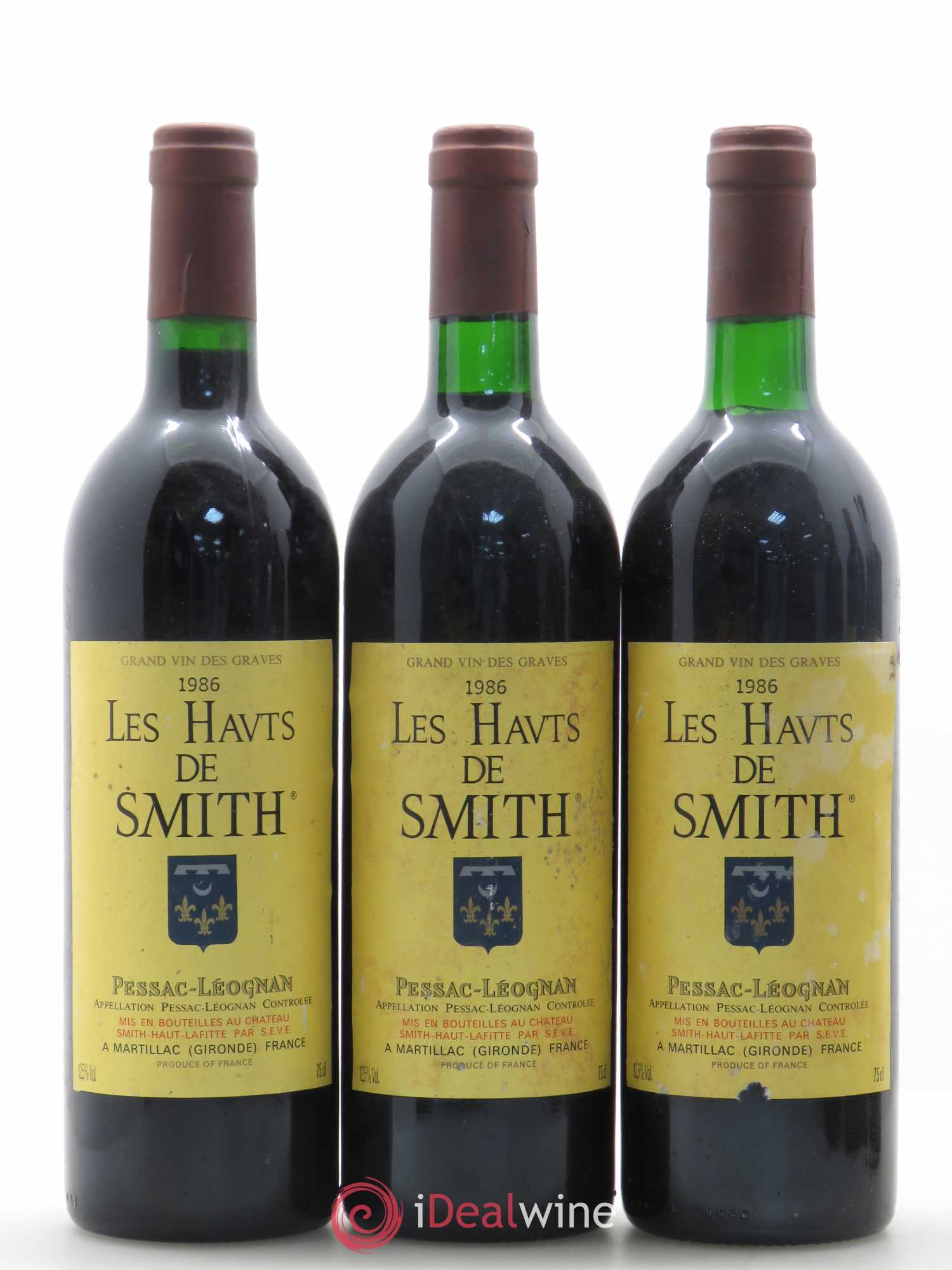 Les Hauts de Smith Second Vin (sans prix de réserve) 1986 - Lot de 6 bouteilles - 2