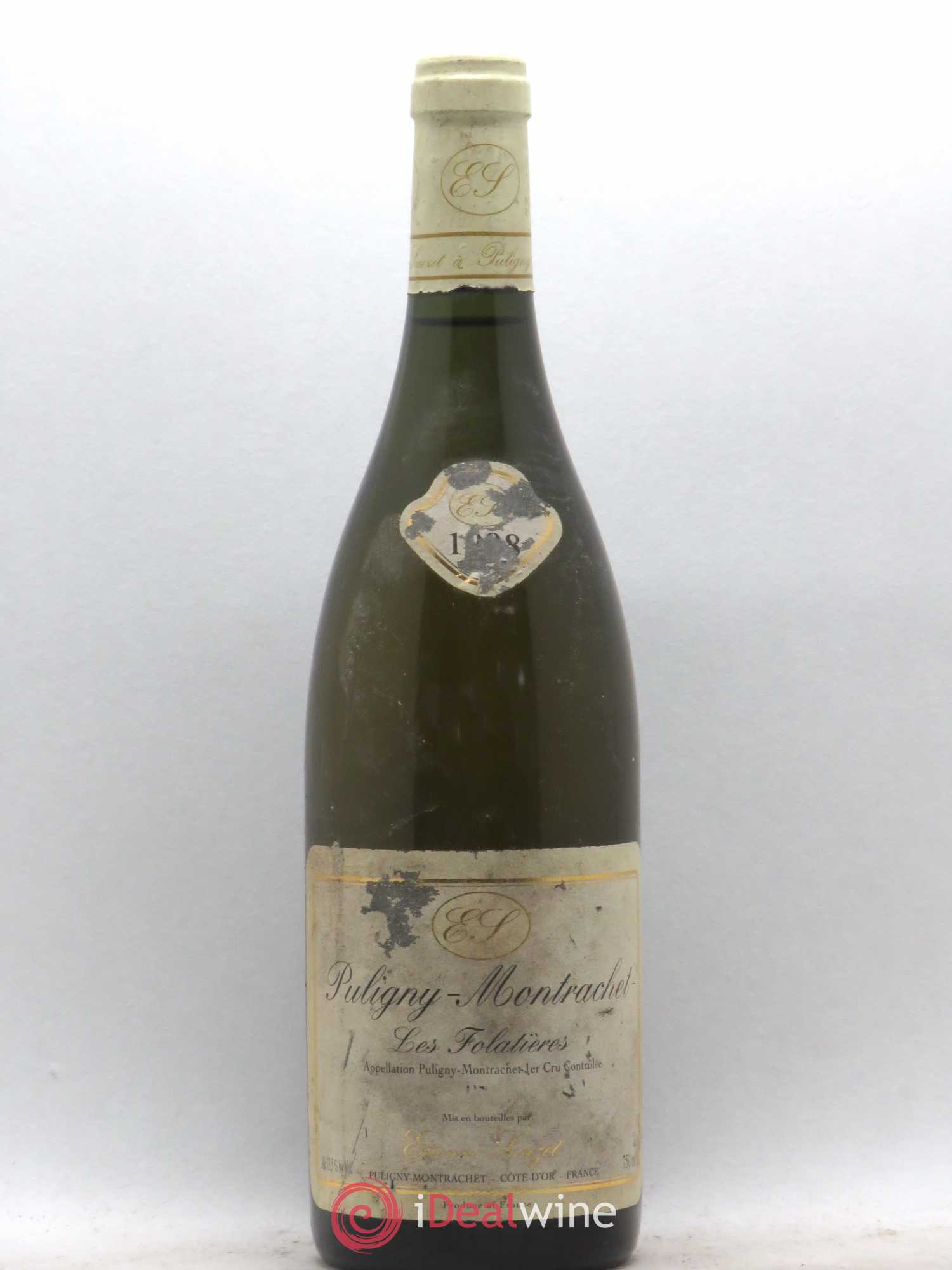 Puligny-Montrachet 1er Cru Les Folatières Etienne Sauzet (sans prix de réserve) 1998 - Lot de 1 bouteille - 0