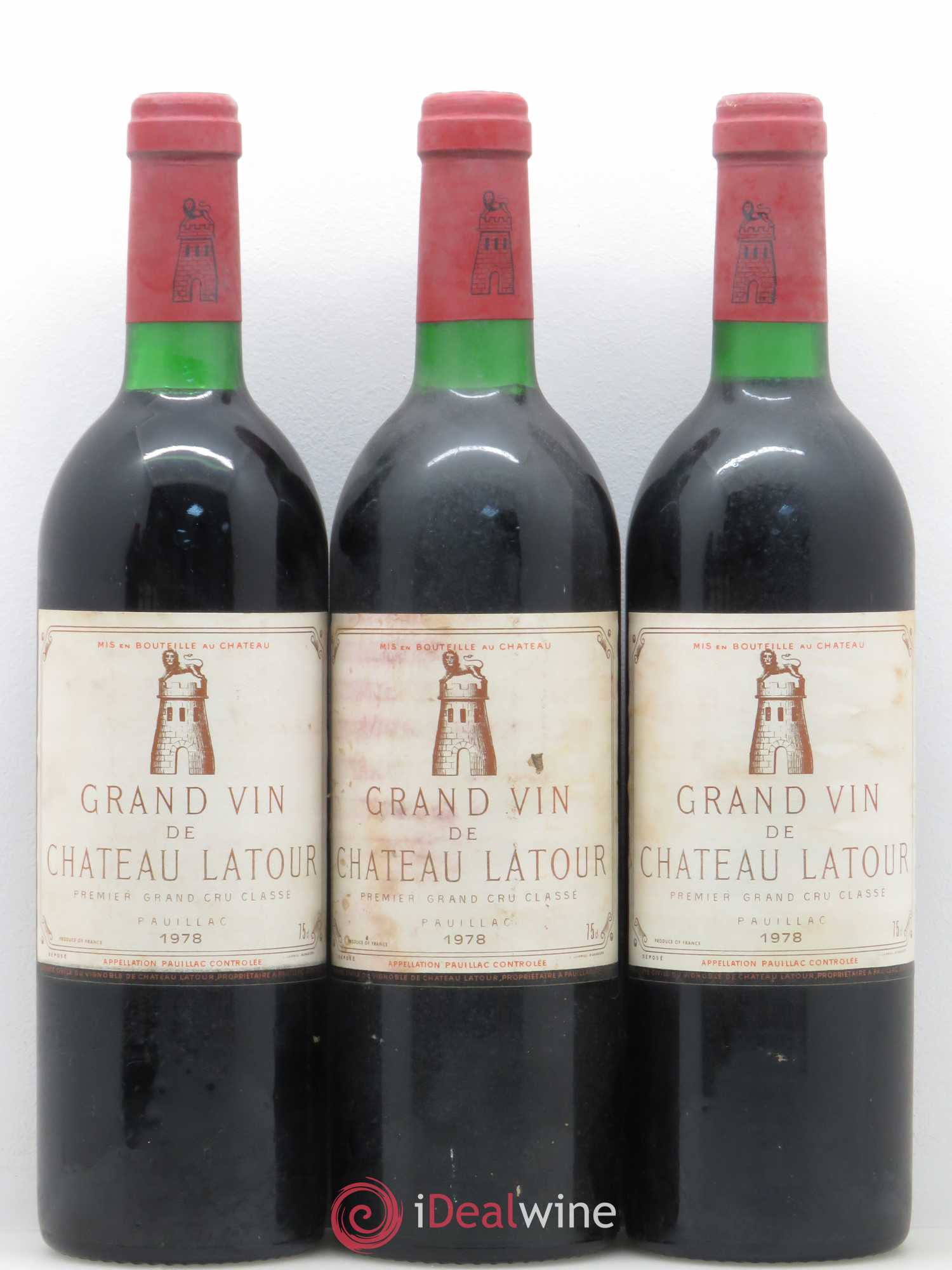 Château Latour 1er Grand Cru Classé 1978 - Lot de 6 bouteilles - 2