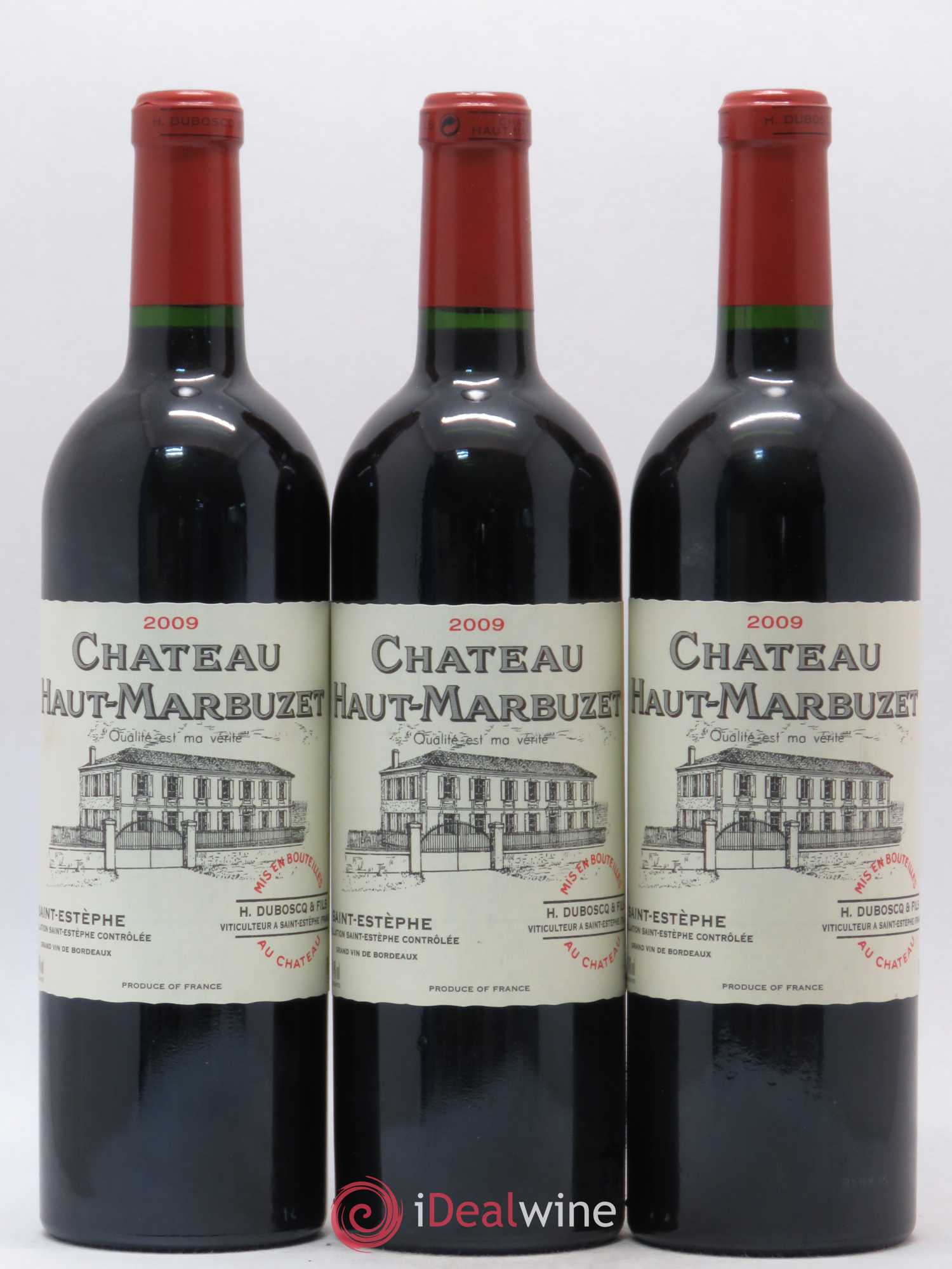 Château Haut Marbuzet (sans prix de réserve) 2009 - Lot de 3 bouteilles - 0