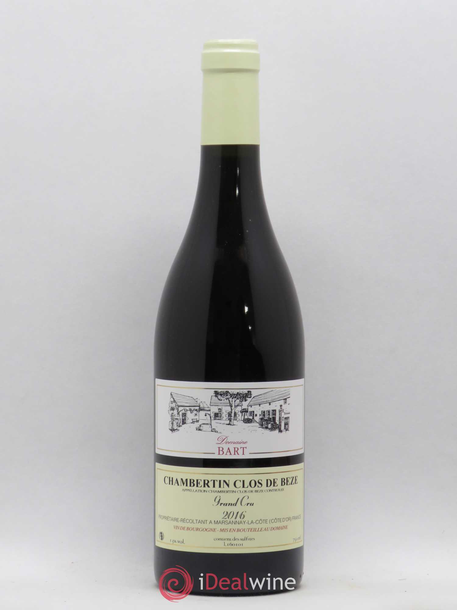 Chambertin Clos de Bèze Grand Cru Domaine Bart (sans prix de réserve) 2016 - Posten von 1 Flasche - 0