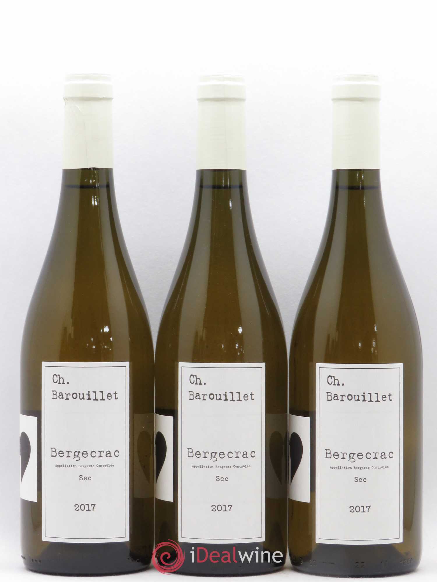 Bergerac Château Barouillet (sans prix de réserve) 2017 - Posten von 6 Flaschen - 2