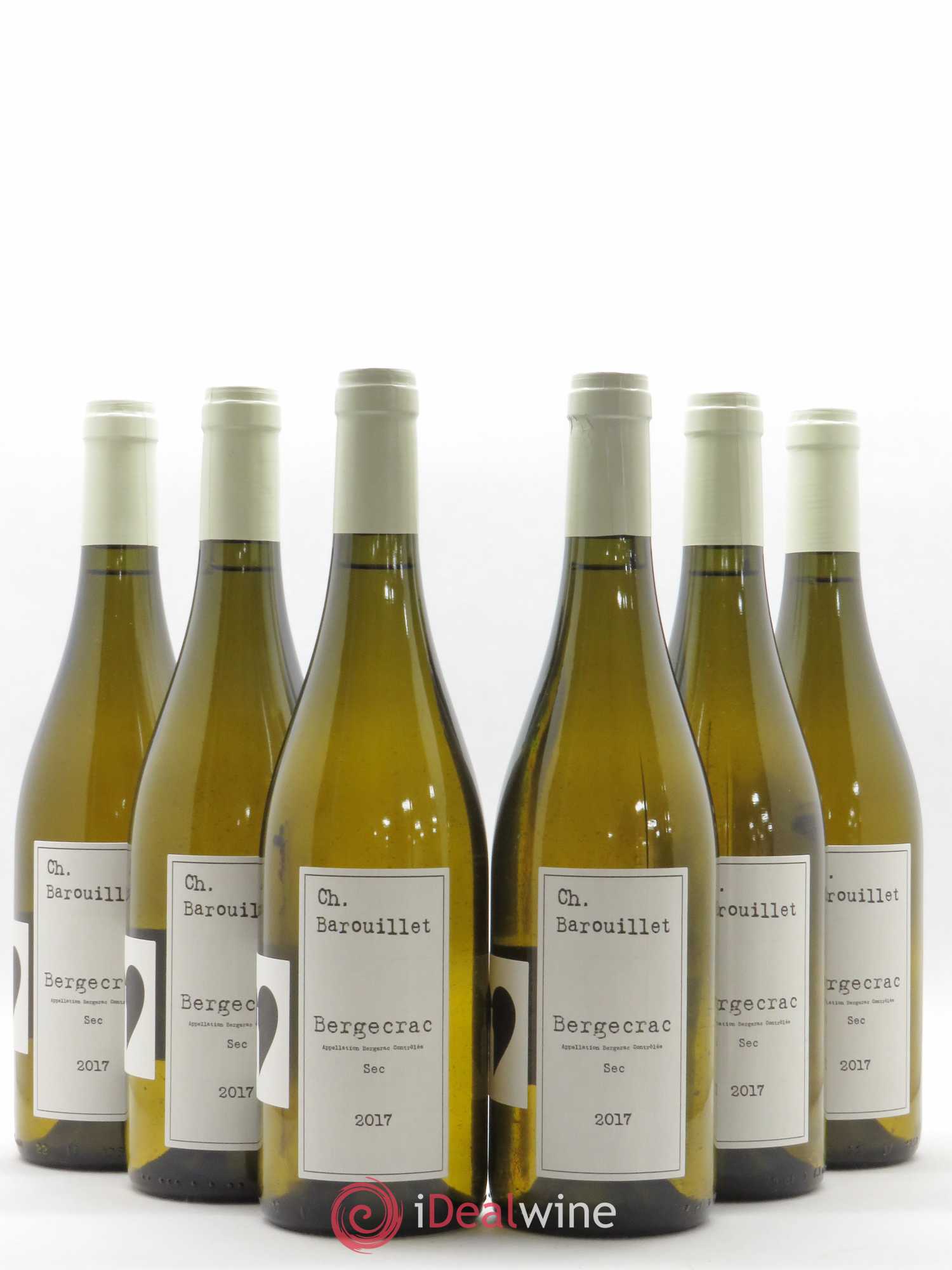 Bergerac Château Barouillet (sans prix de réserve) 2017 - Posten von 6 Flaschen - 0