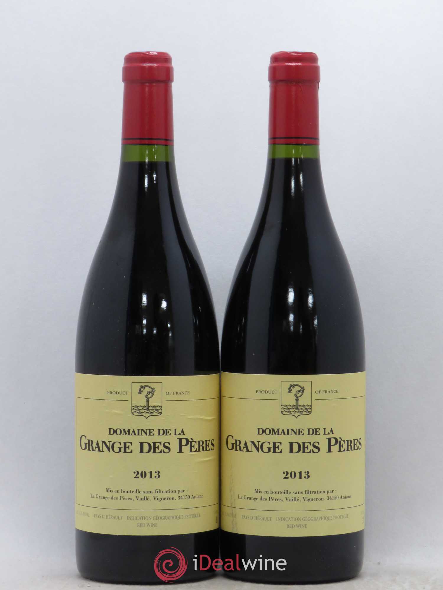 Pays d'Hérault Grange des Pères Laurent Vaillé 2013 - Lot de 2 bouteilles - 0