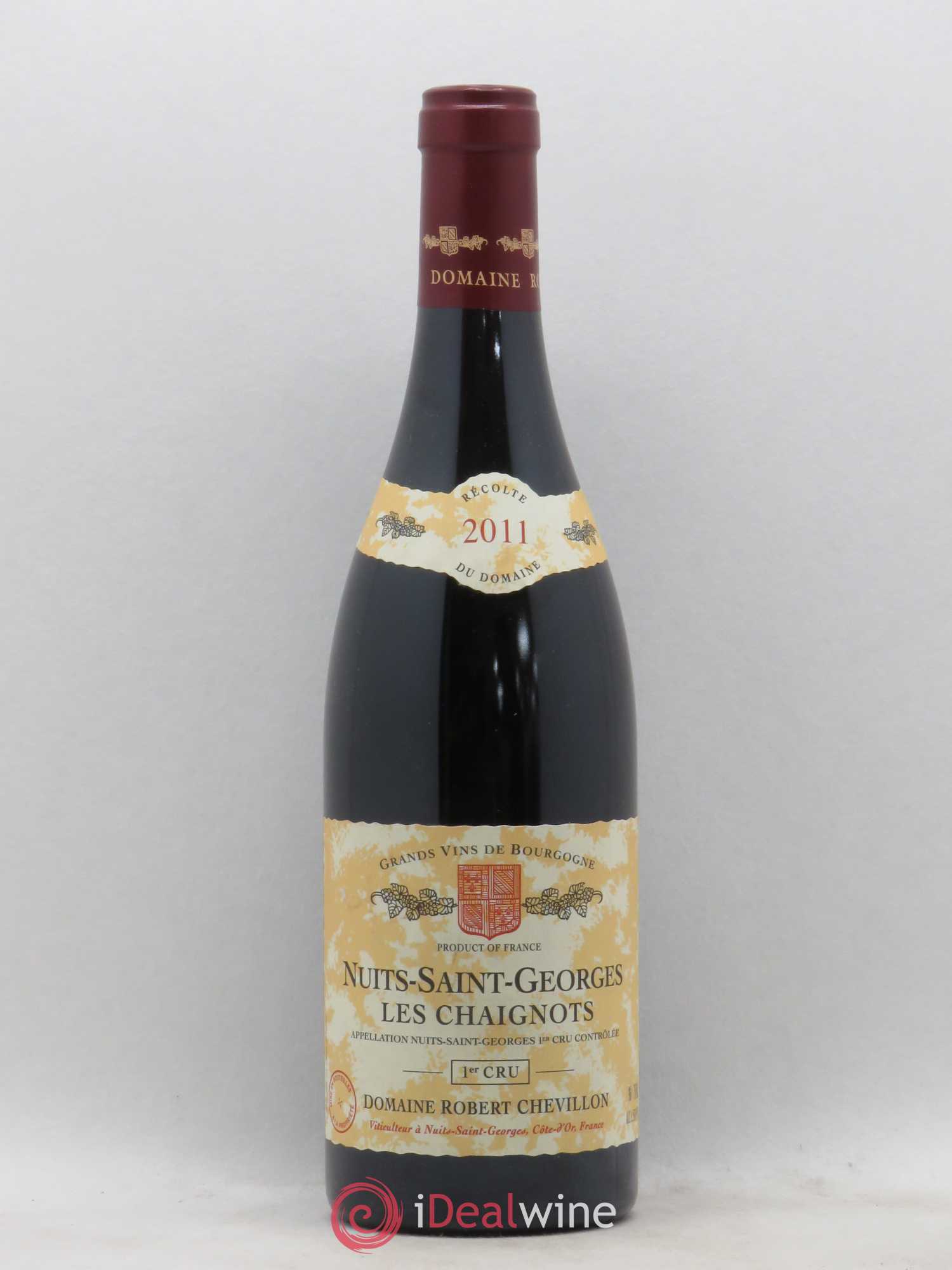Nuits-Saint-Georges 1er Cru Les Chaignots Robert Chevillon (sans prix de réserve) 2011 - Lot de 1 bouteille - 0
